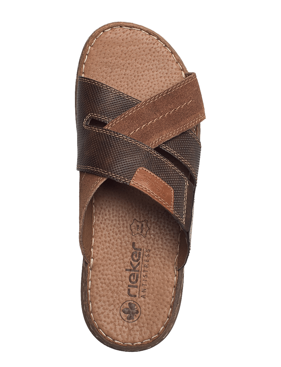 Rieker - Rieker mens sandals 22053-25 brown - sandalen - brown - 3