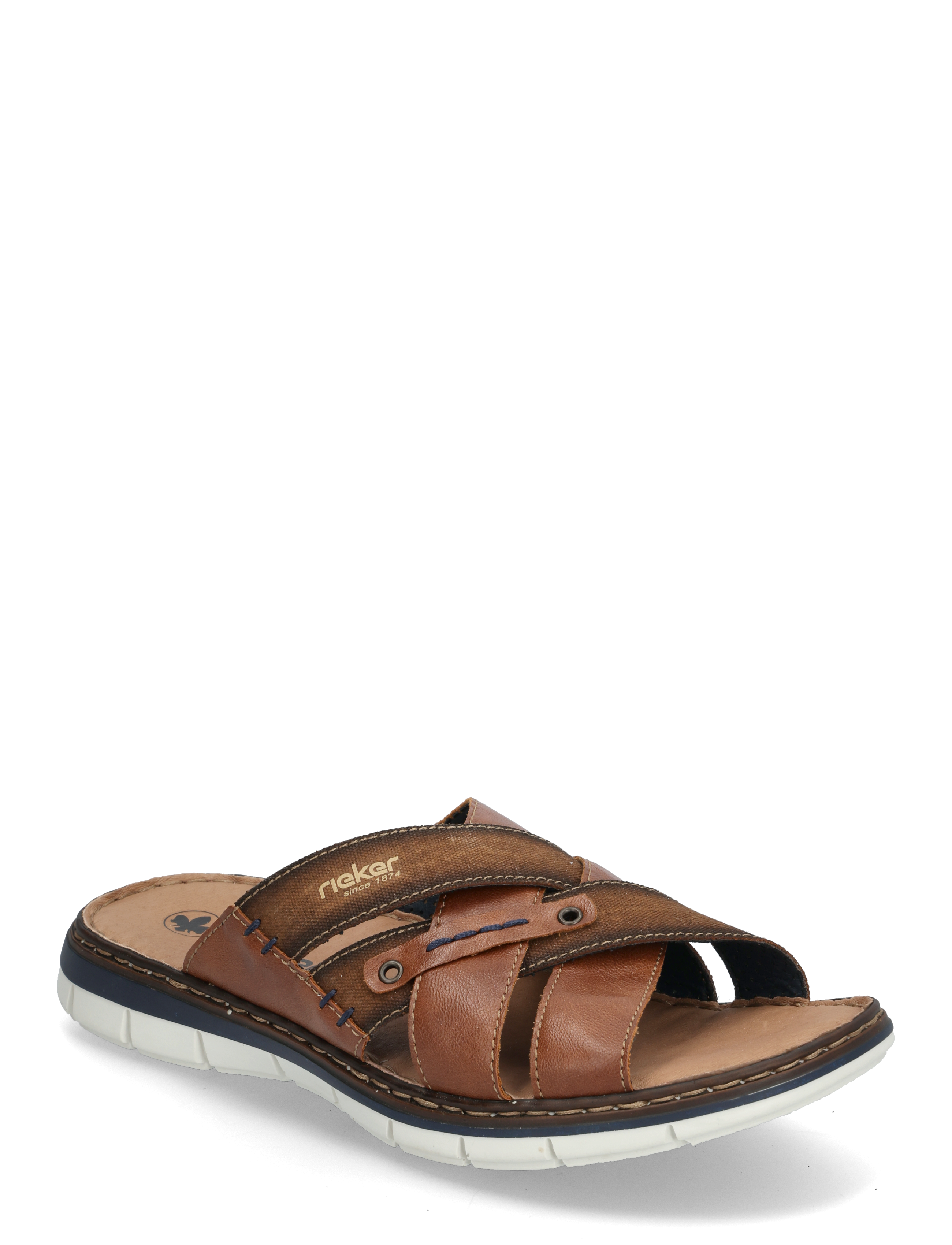 Rieker Rieker Mens sandals 25199-22 Brown - Schuhe - BROWN / brown