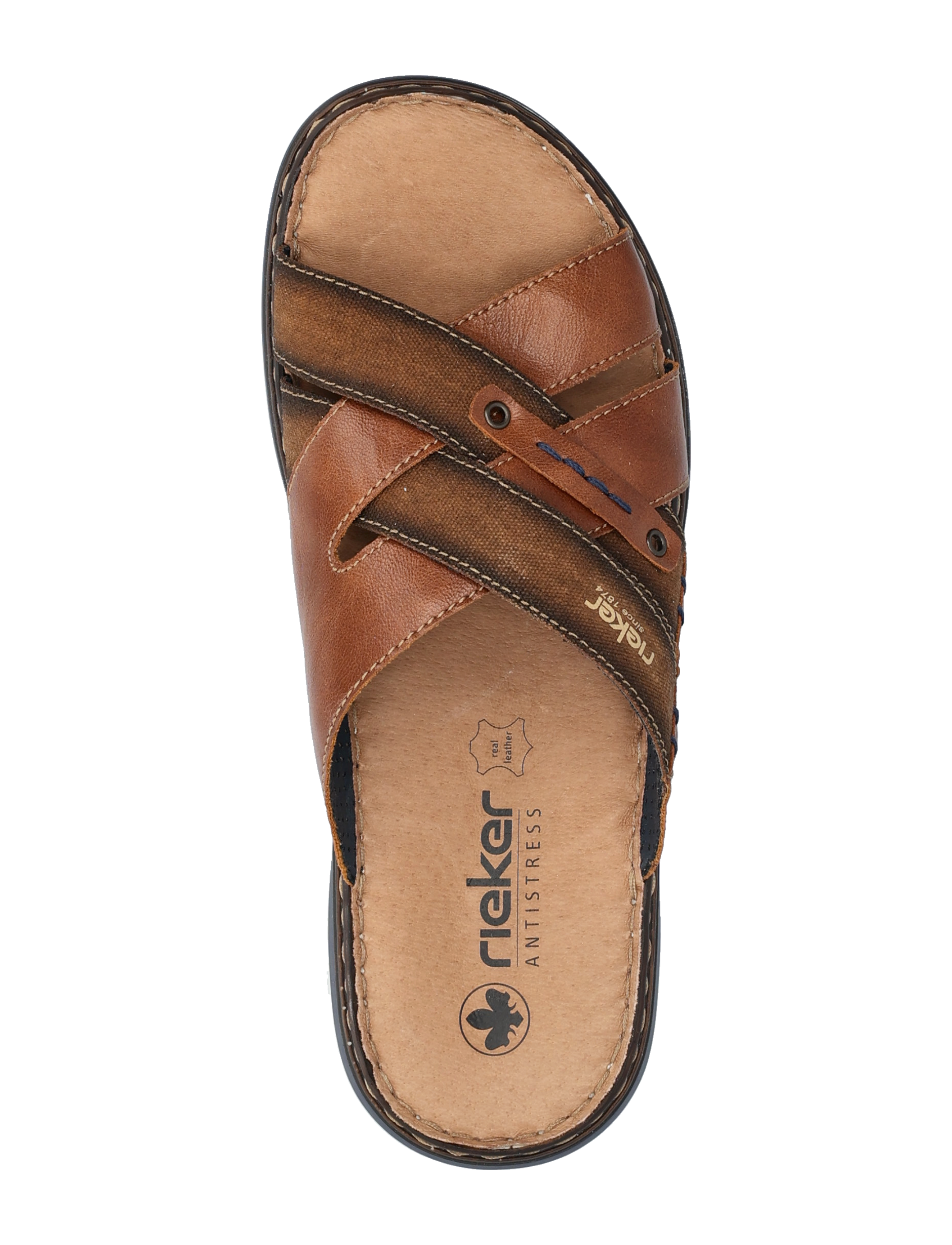 Rieker - Rieker Mens sandals 25199-22 Brown - mænd - brown - 3