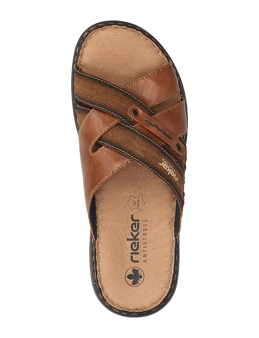 Rieker - Rieker Mens sandals 25199-22 Brown - sandaalid - brown - 3