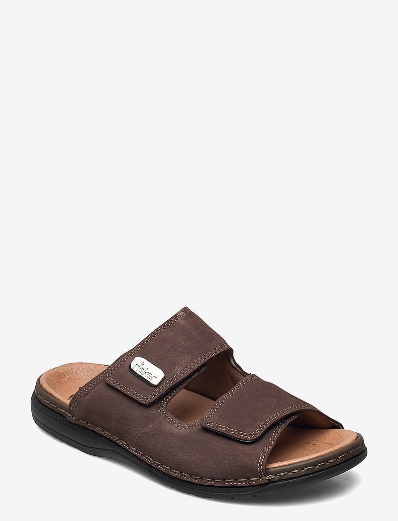 Rieker - Rieker mens sandals 25590-25 brown - sandales - brown - 0