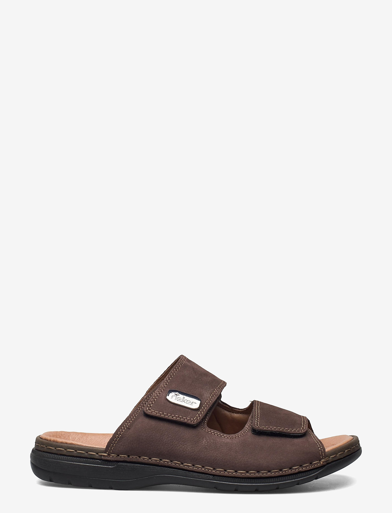Rieker - Rieker mens sandals 25590-00 black - sandaler - brown - 1