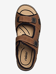 Rieker - 26156-25 - sandals - brown combination - 3