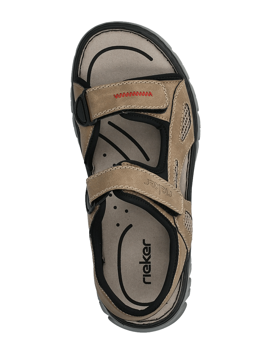 Rieker - 26761-65 - casual sandaler - beige - 3