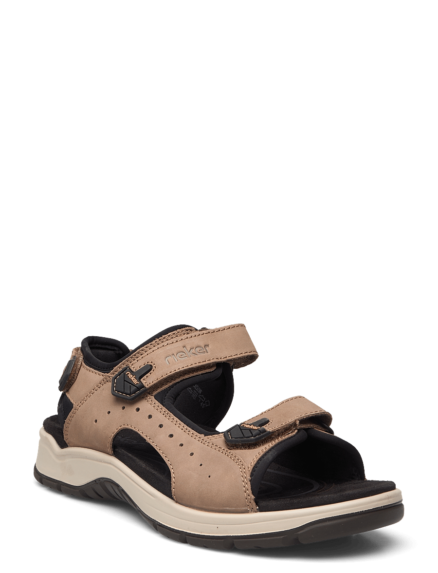 Rieker - Rieker mens sandals 26951-25 brown - urlaubsfavoriten - brown - 0