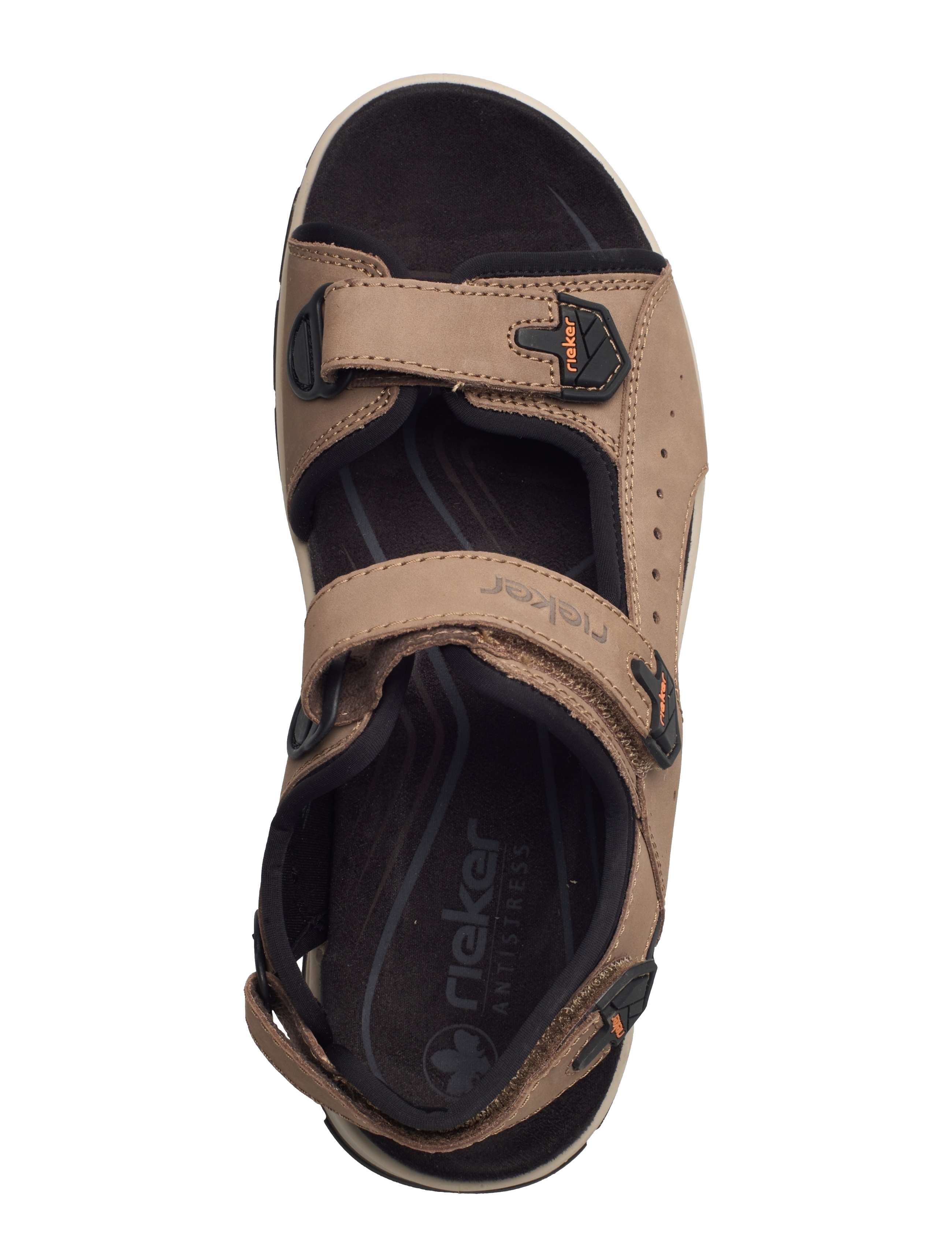 Rieker - Rieker mens sandals 26951-25 brown - brown - 3