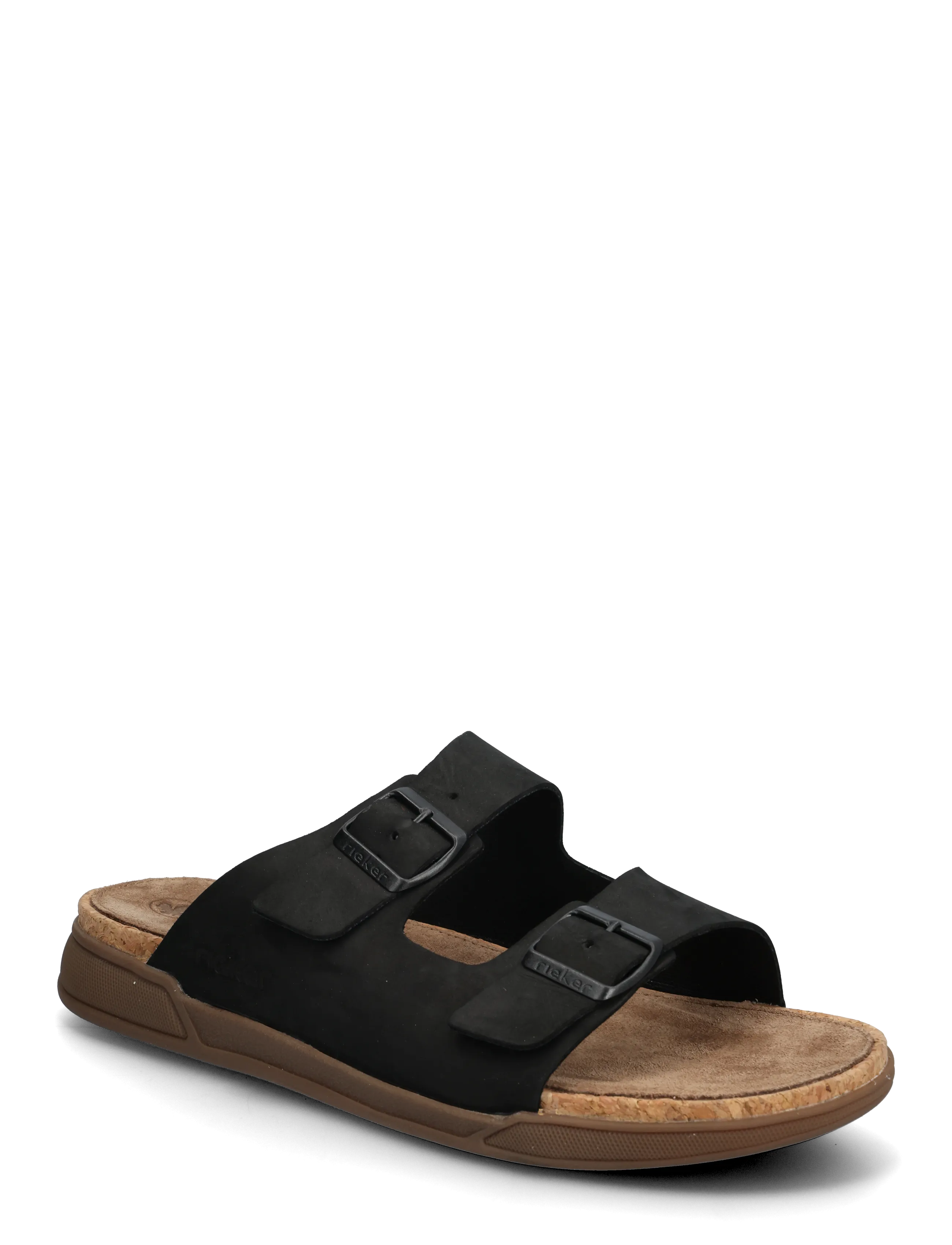Rieker Mens Sandals 27090-22 Brown, 42, Schuhe, Schwarz - Sandals, Männerswear