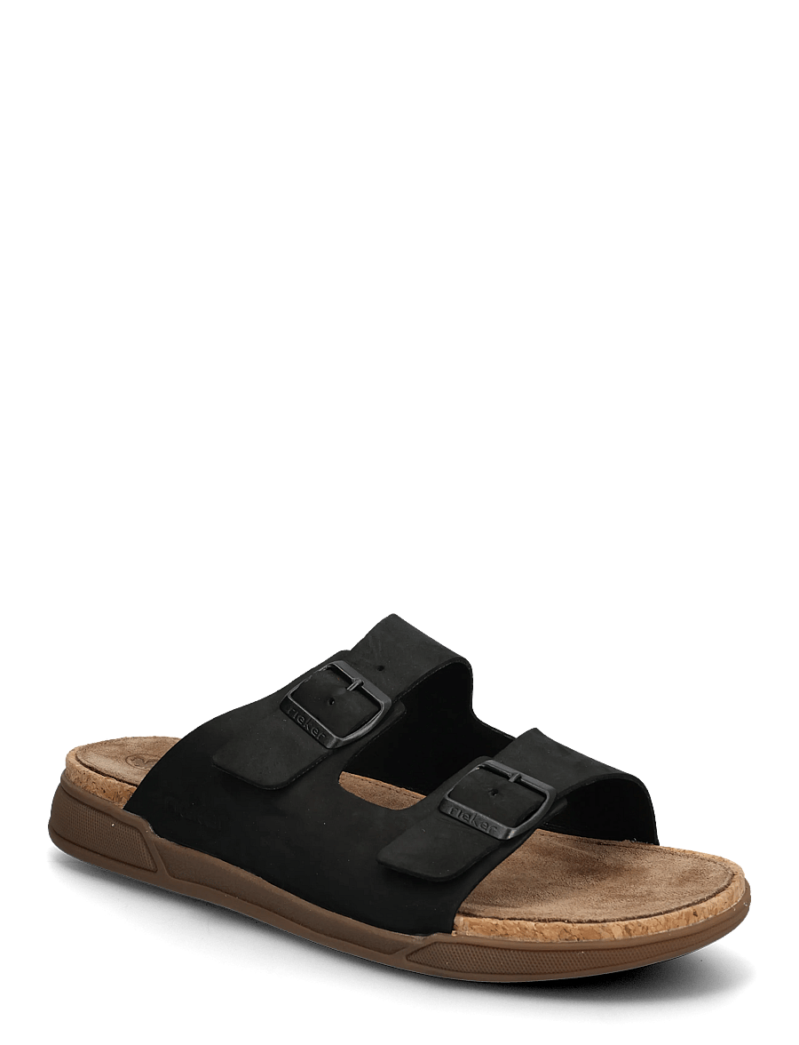 Rieker - Rieker Mens sandals 27090-22 Brown - sandalen - black - 0