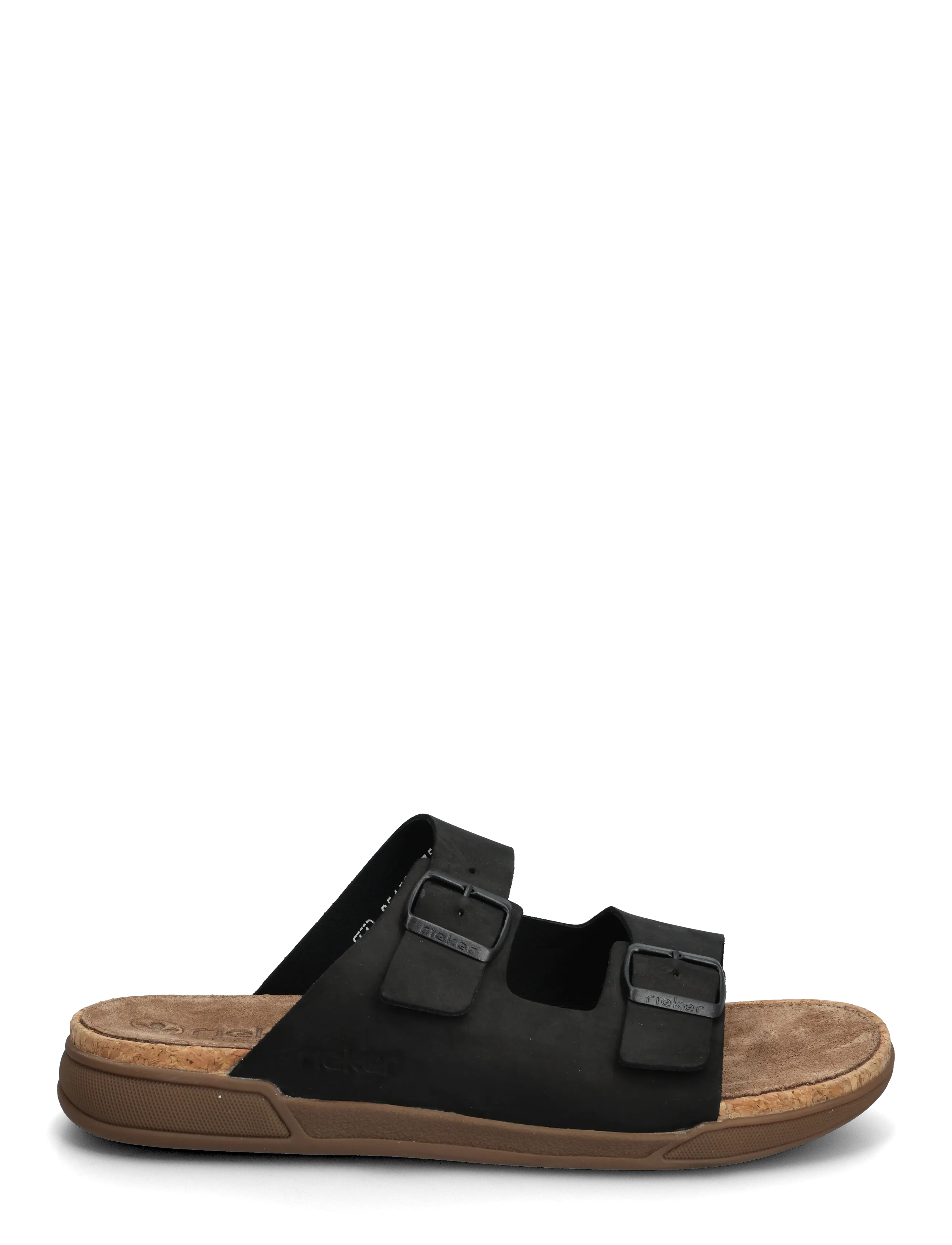 Rieker - Rieker Mens sandals 27090-22 Brown - sandaler - black - 1