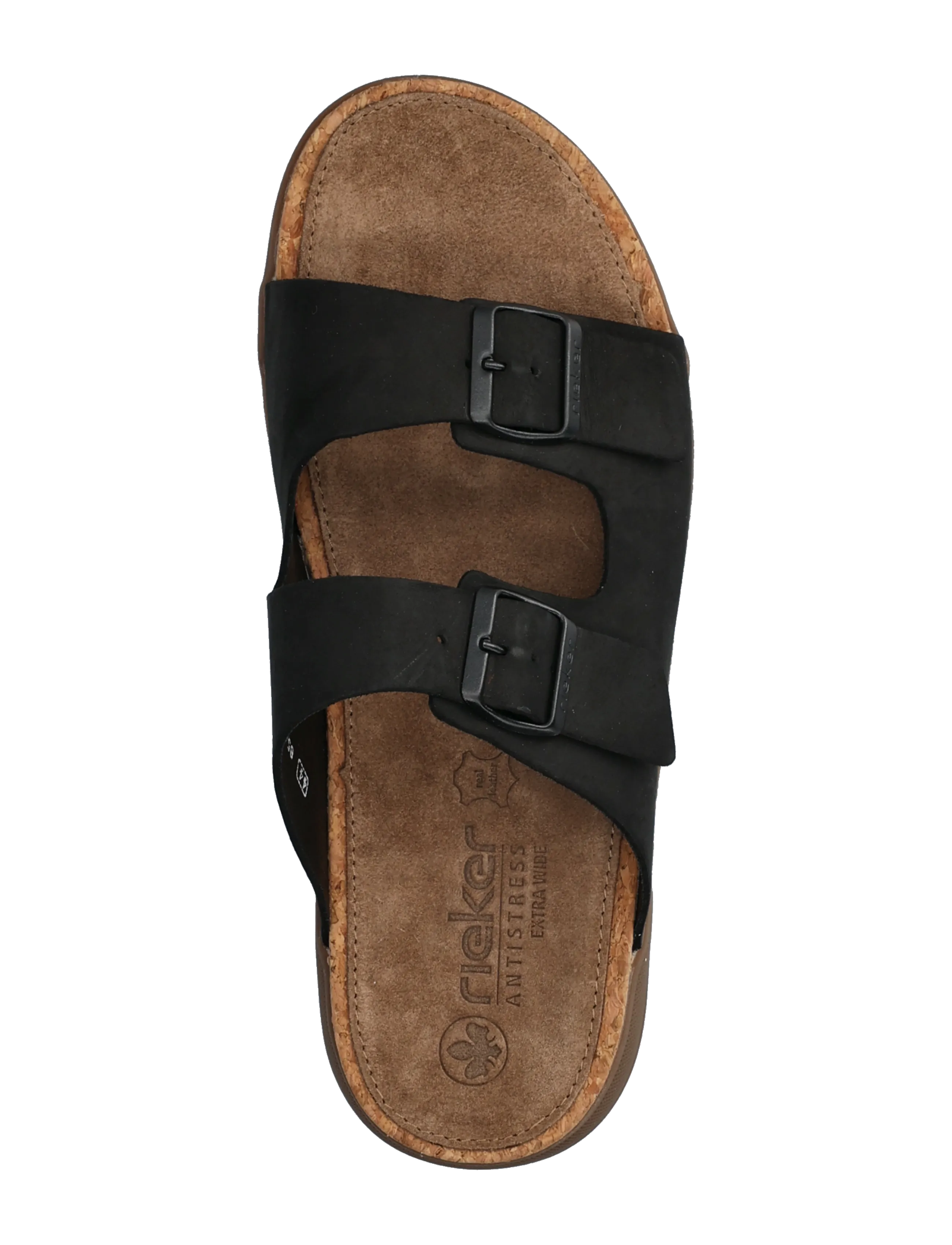 Rieker - Rieker Mens sandals 27090-22 Brown - sandaler - black - 3