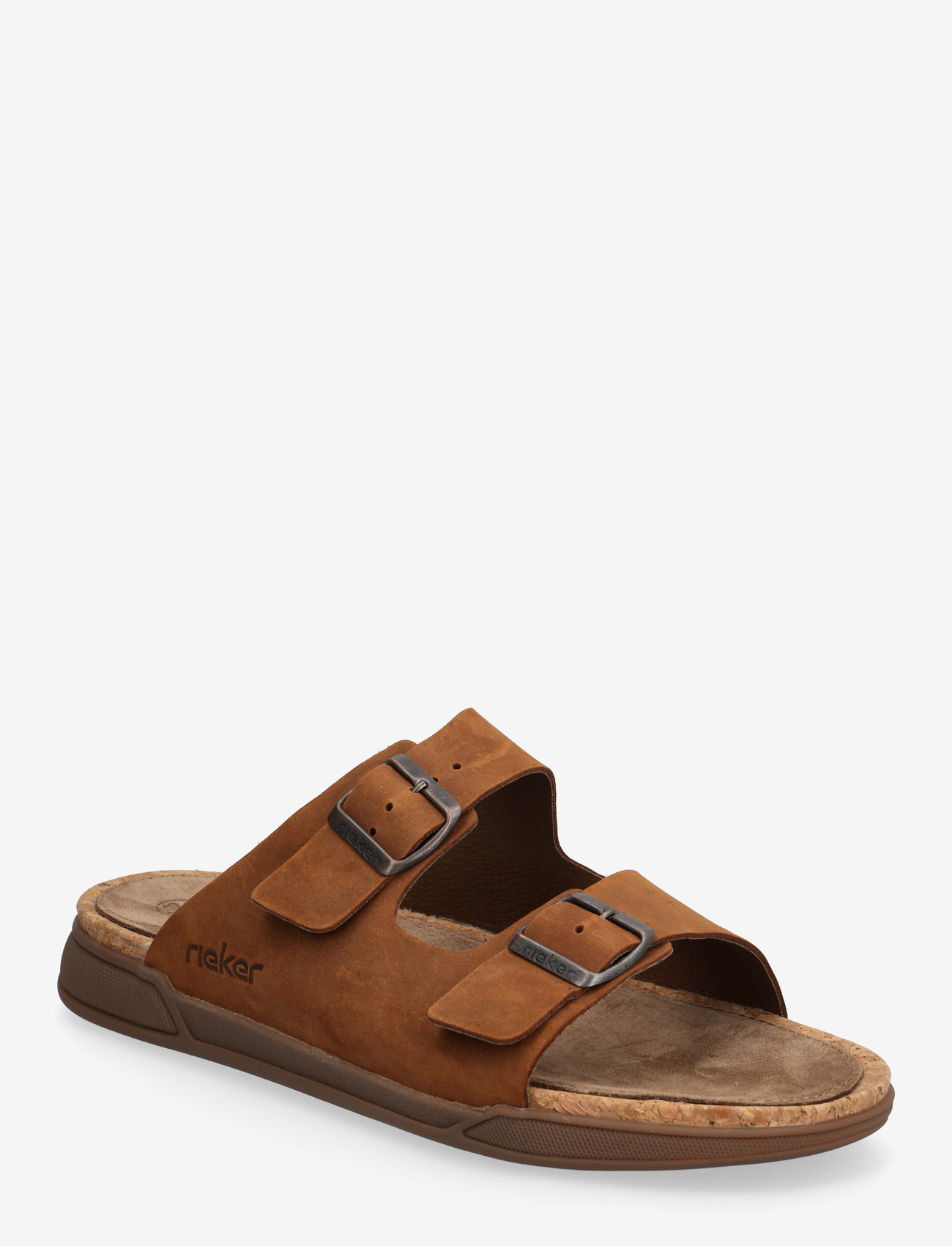 Rieker - Rieker Mens sandals 27090-22 Brown - sandalen - brown - 0