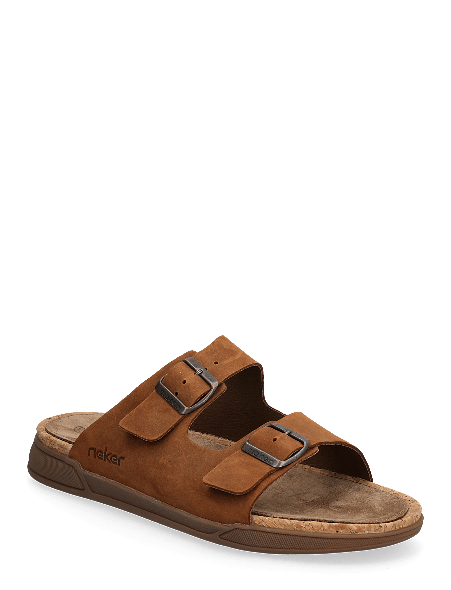 Rieker - Rieker Mens sandals 27090-22 Brown - sandaler - brown - 0