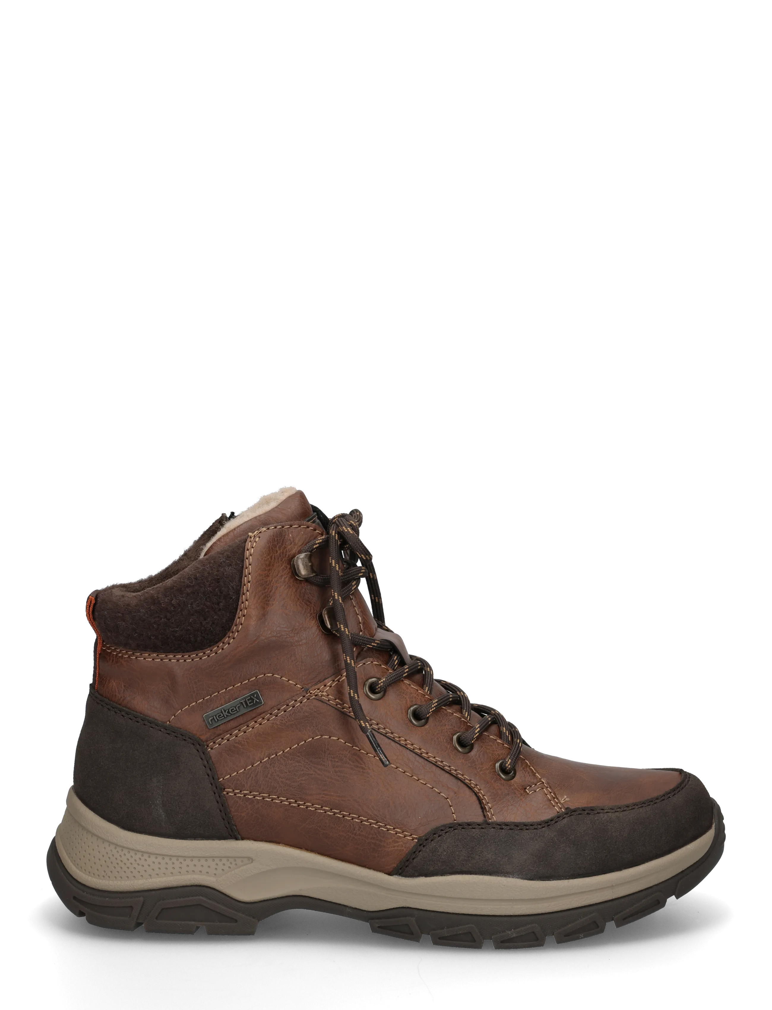 Rieker - 30212-24 - kängor med snörning - brown - 2