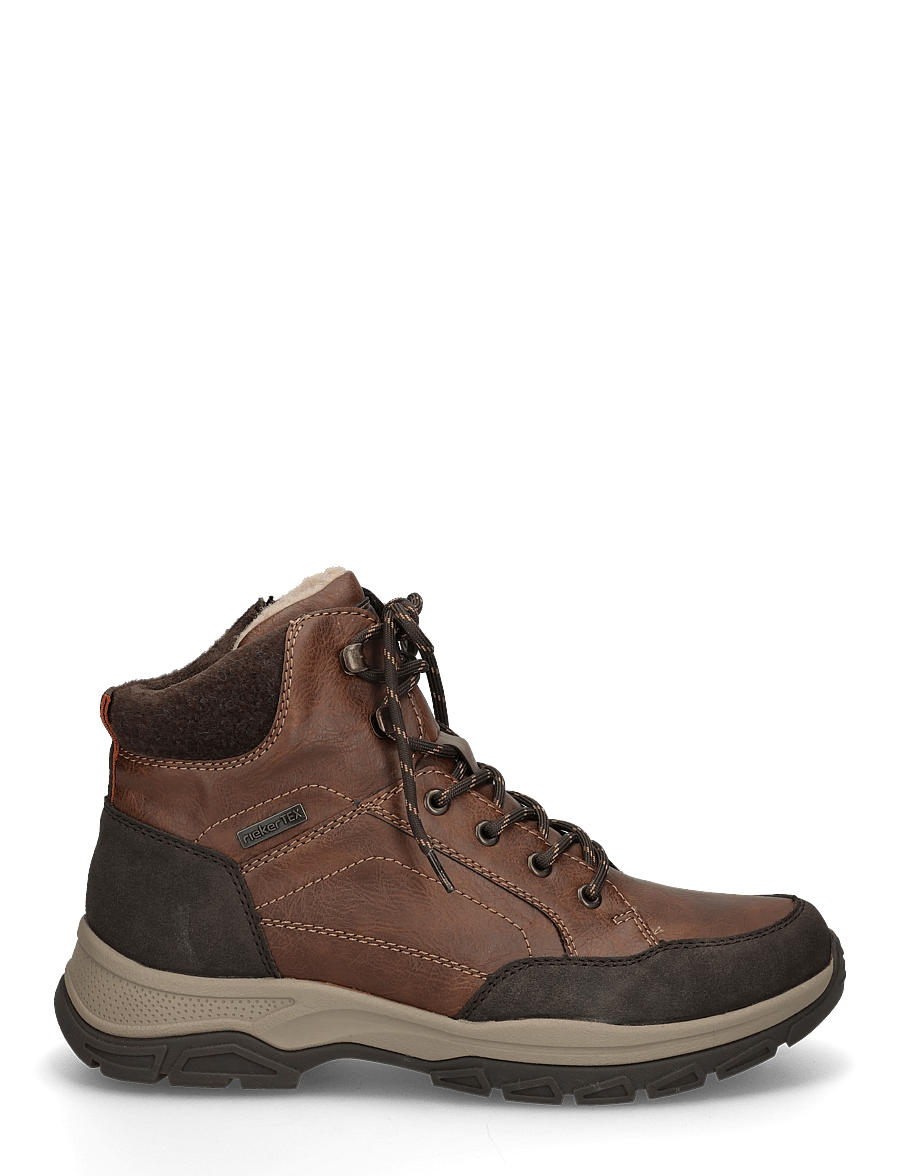 Rieker - 30212-24 - kängor med snörning - brown - 2