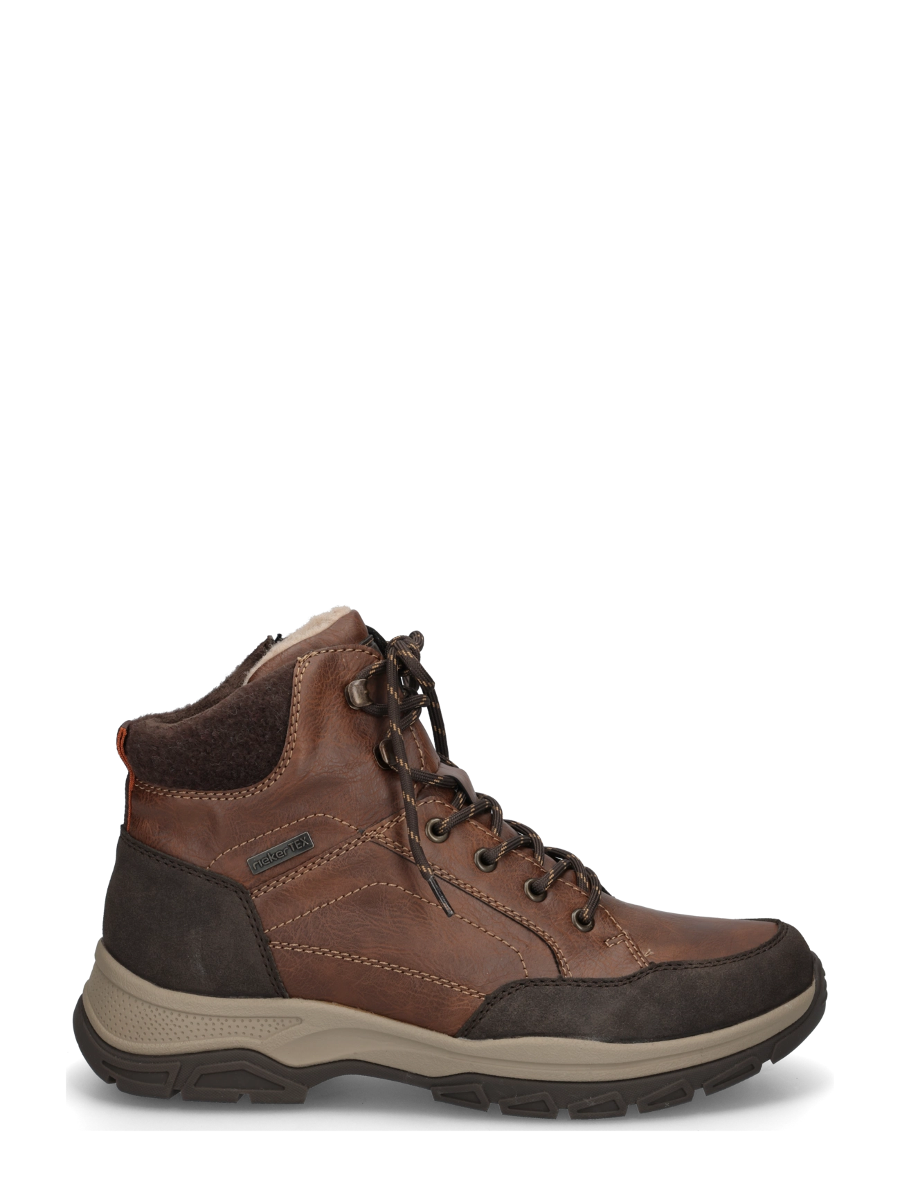 Rieker - 30212-24 - kängor med snörning - brown - 2