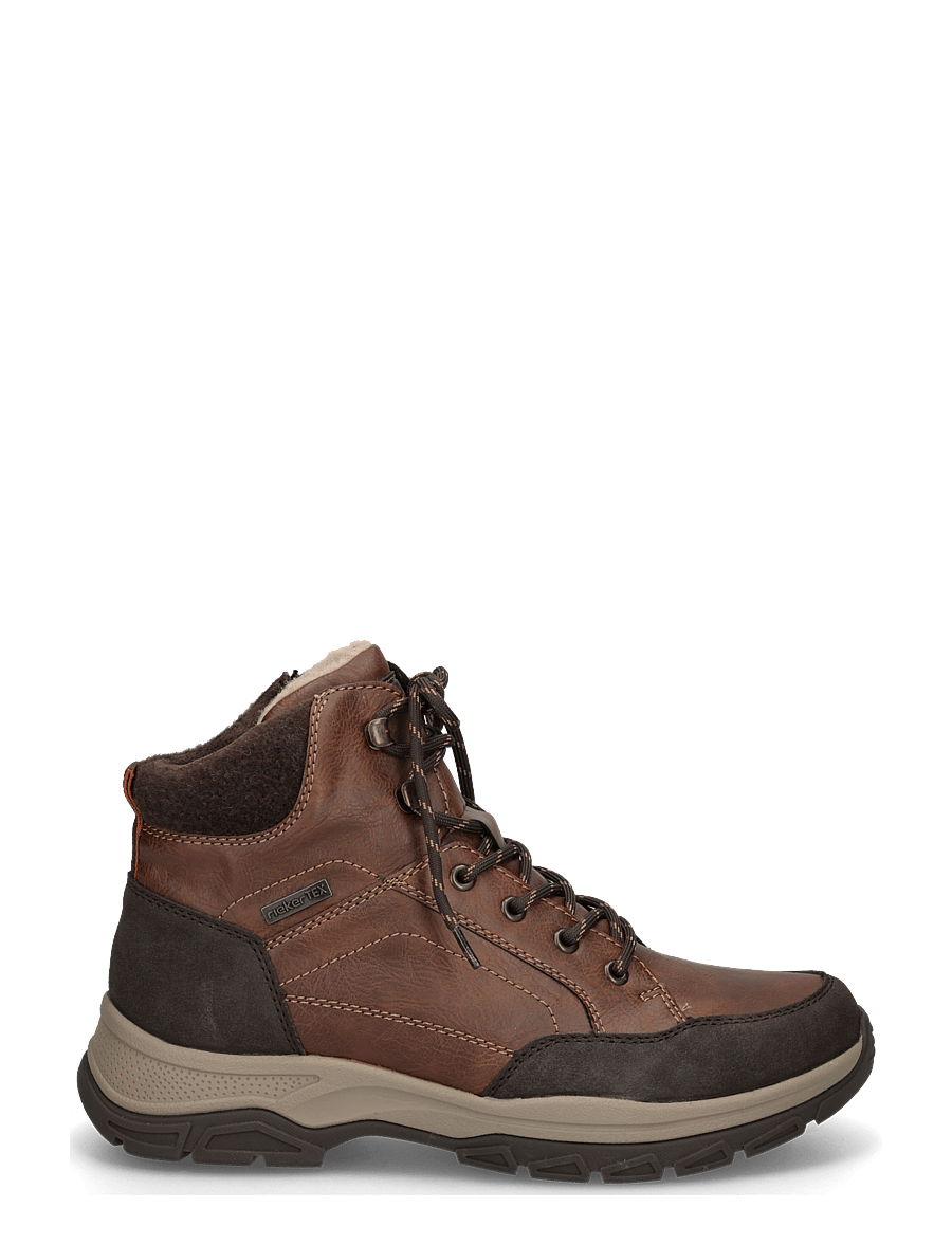 Rieker - 30212-24 - kängor med snörning - brown - 2