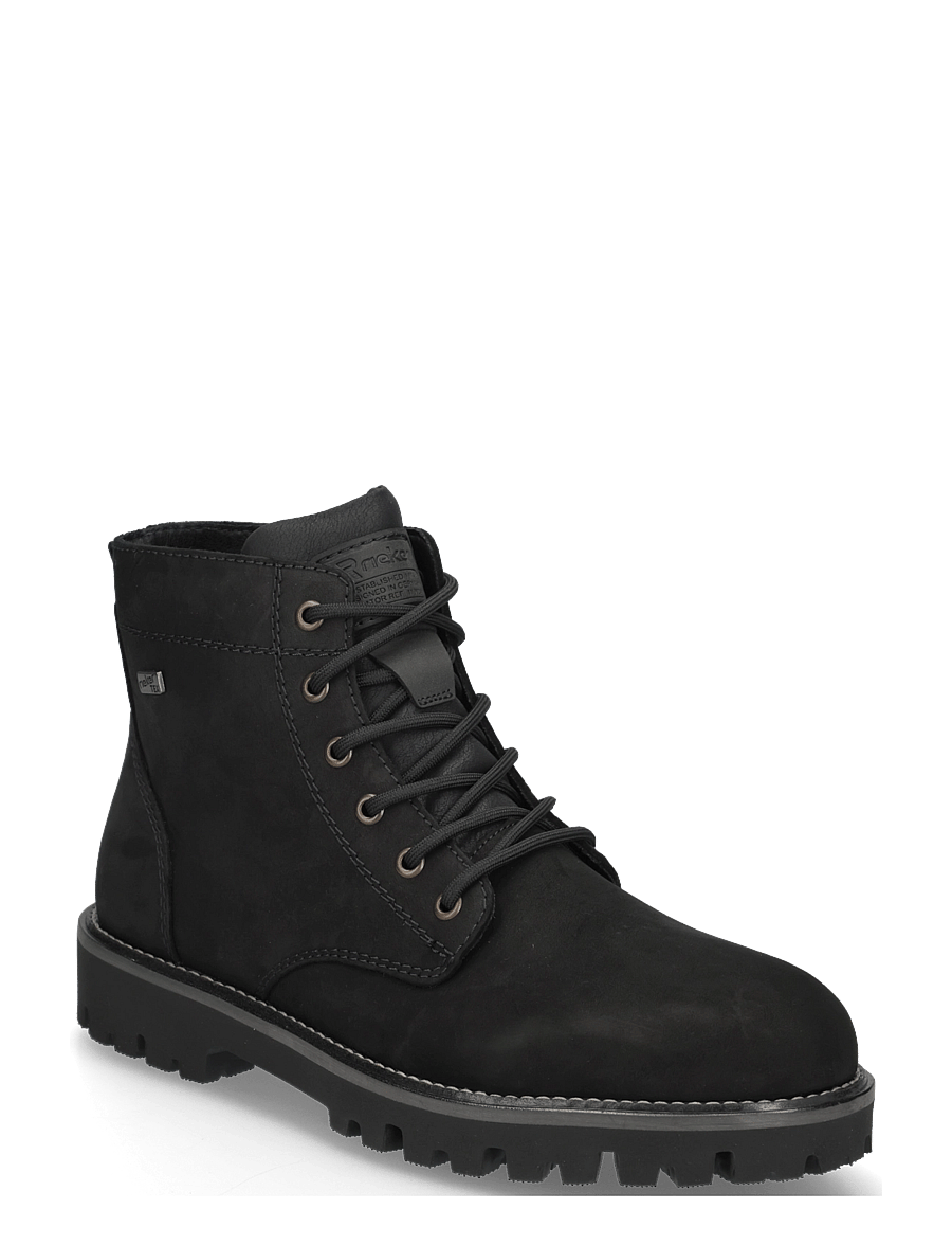 Rieker - 30424-00 - kängor med snörning - black - 0