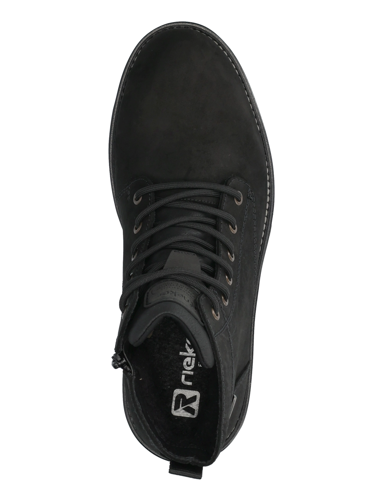 Rieker - 30424-00 - kängor med snörning - black - 3