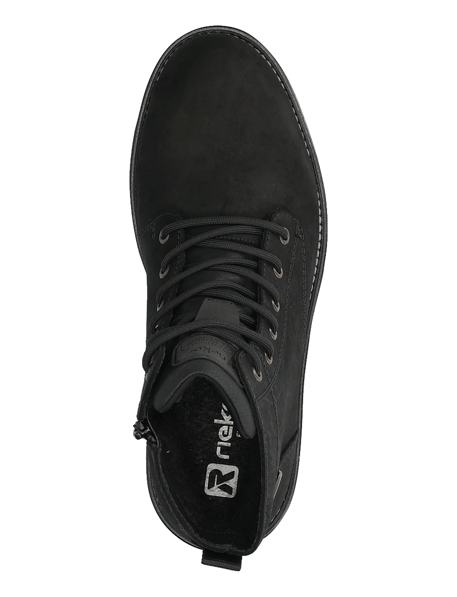 Rieker - 30424-00 - kängor med snörning - black - 3