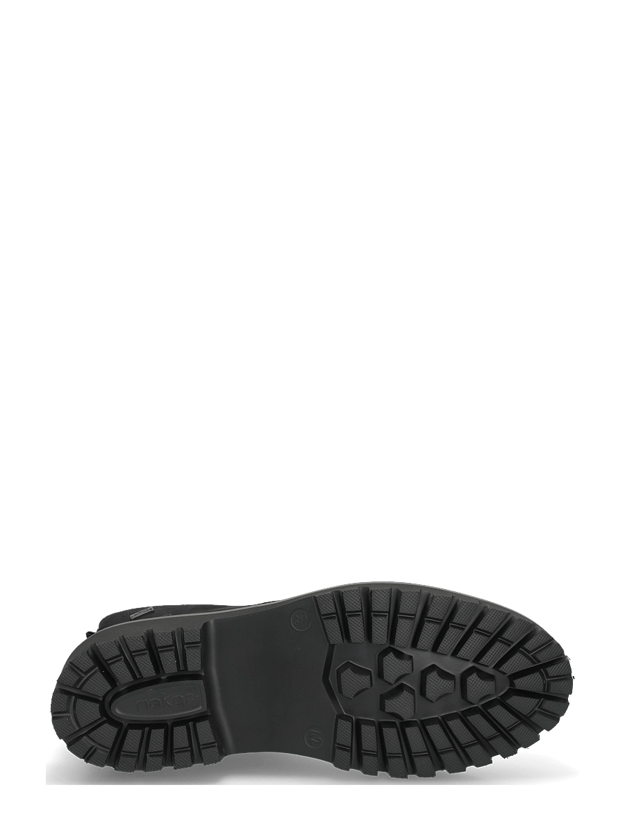 Rieker - 30424-00 - kängor med snörning - black - 4
