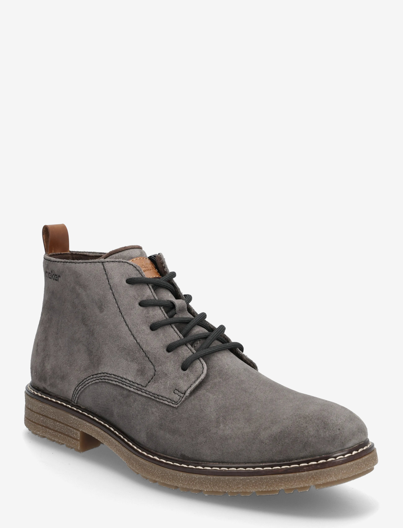 Rieker - Rieker Men's boots 33106-45 Grey - støvler med snøre - grey - 0