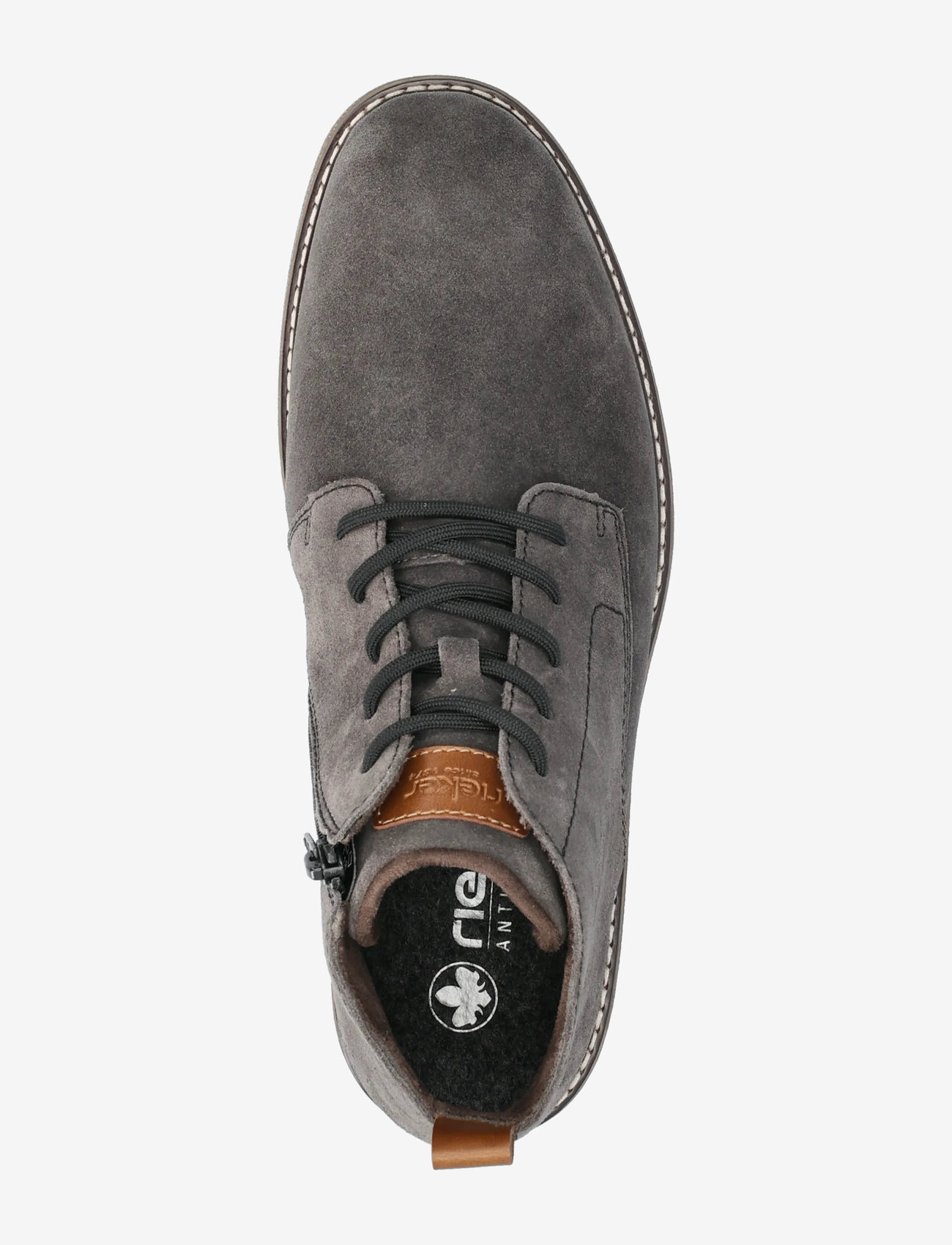 Rieker - Rieker Men's boots 33106-45 Grey - støvler med snøre - grey - 3