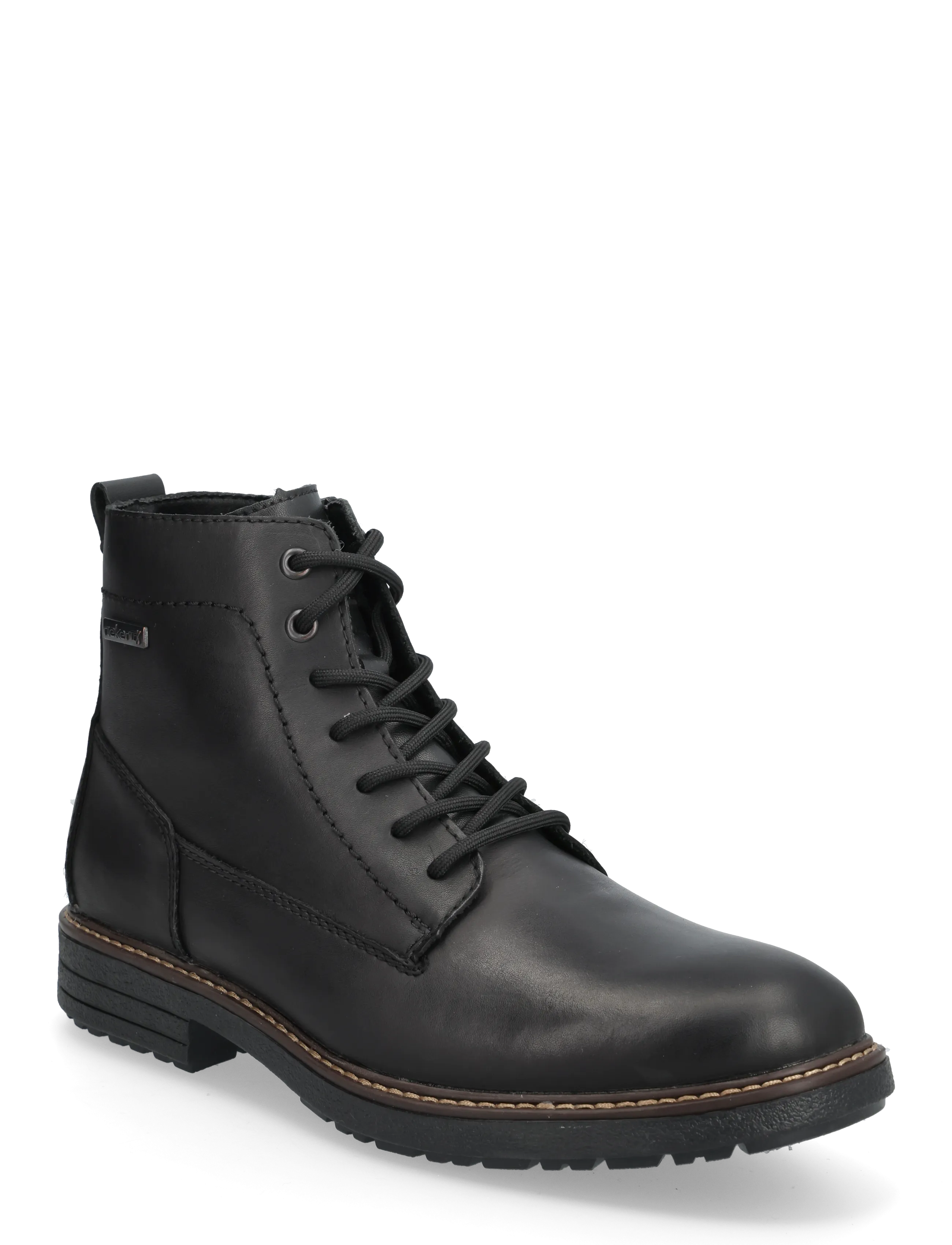 Rieker 33143-25, 44, Boots, Schwarz - Lace Up Männerswear