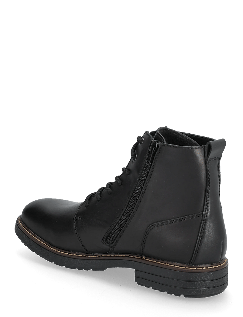 Rieker - 33143 - støvler med snøre - black - 2