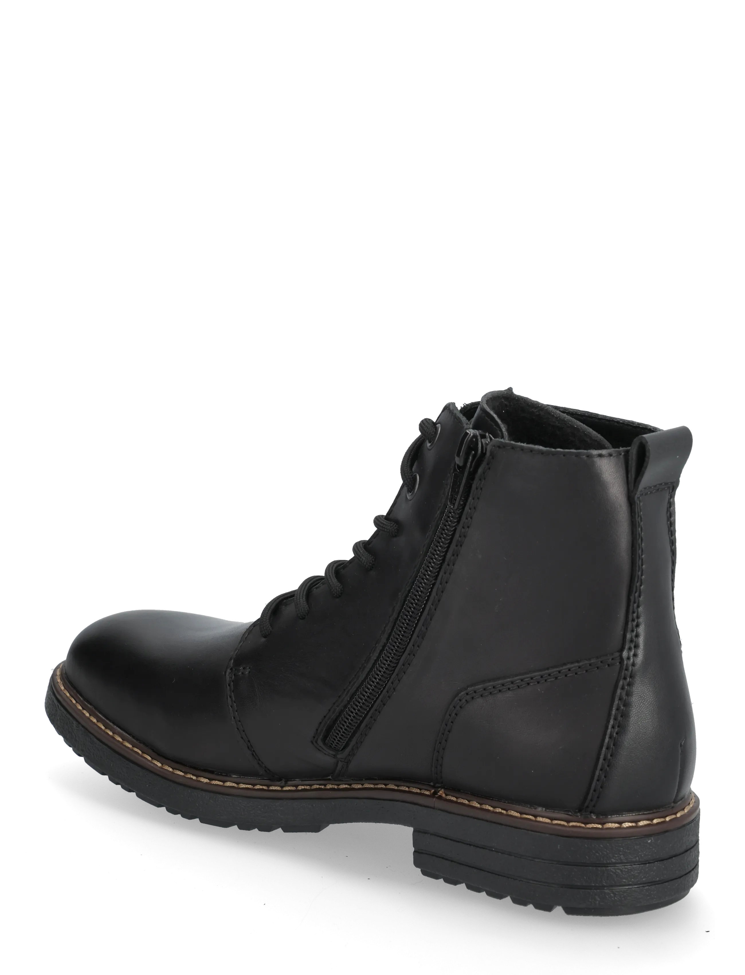 Rieker - Rieker Men's boots 33143-25 Brown - støvler med snøre - black - 2