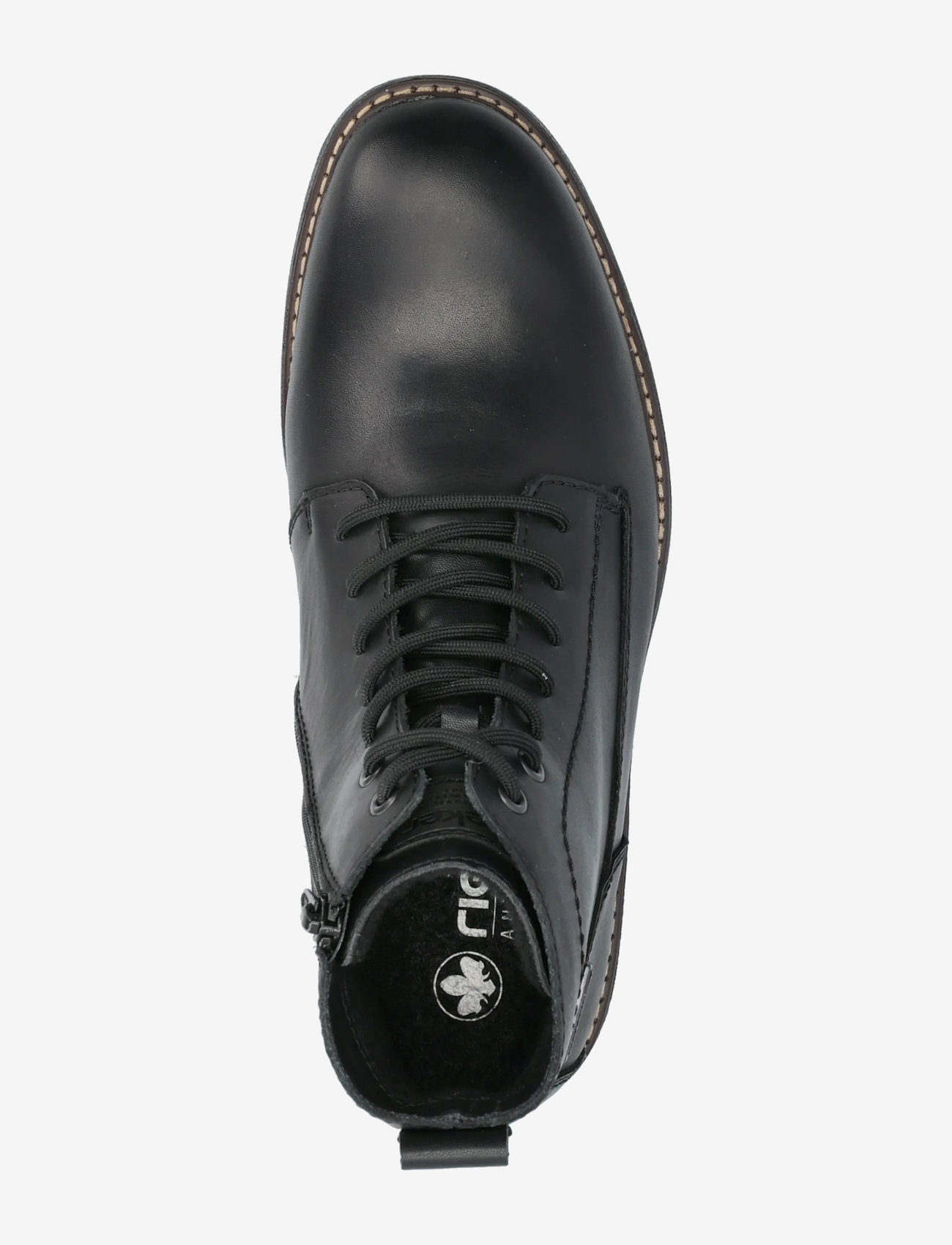 Rieker - 33143 - støvler med snøre - black - 3