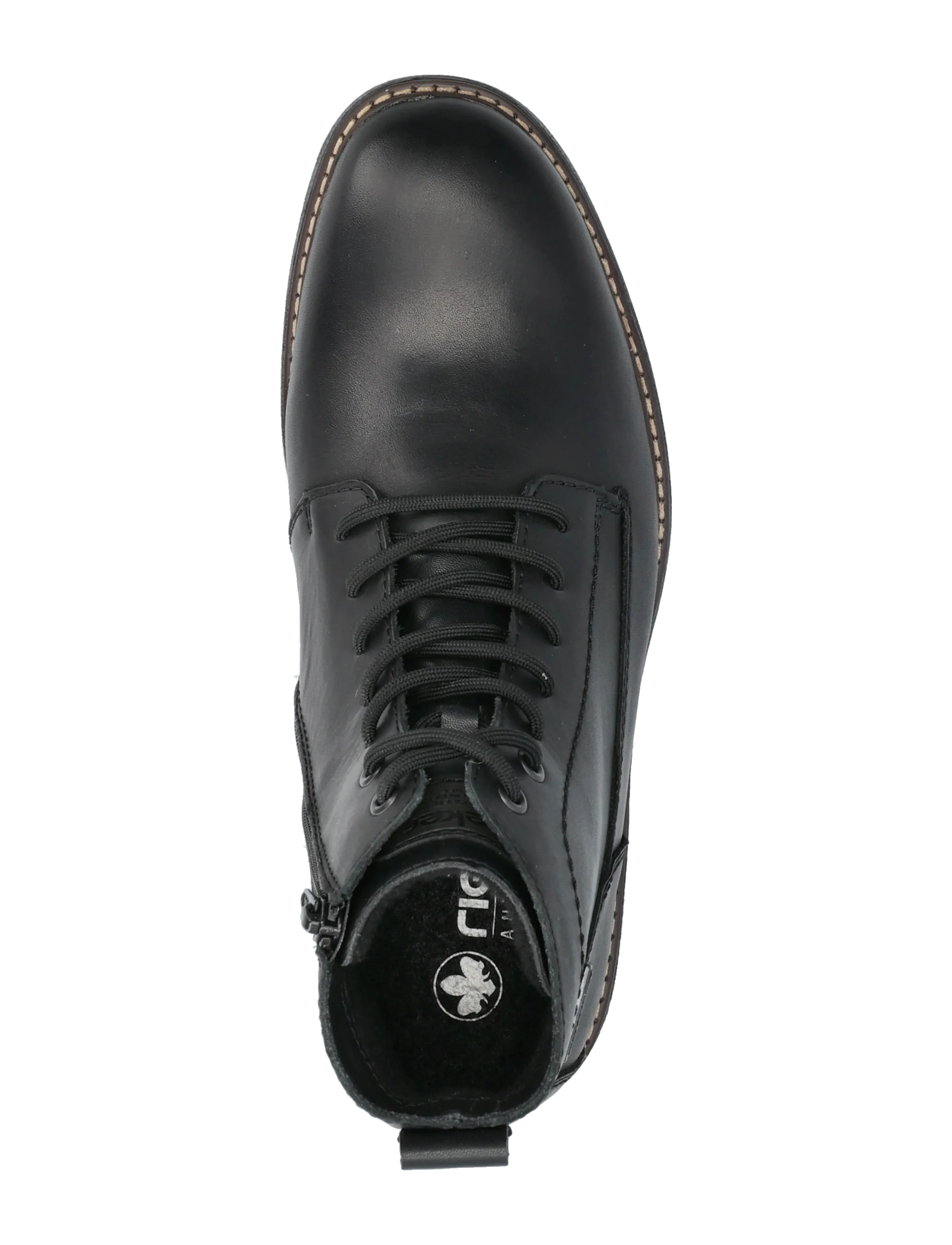 Rieker - Rieker Men's boots 33143-25 Brown - støvler med snøre - black - 3