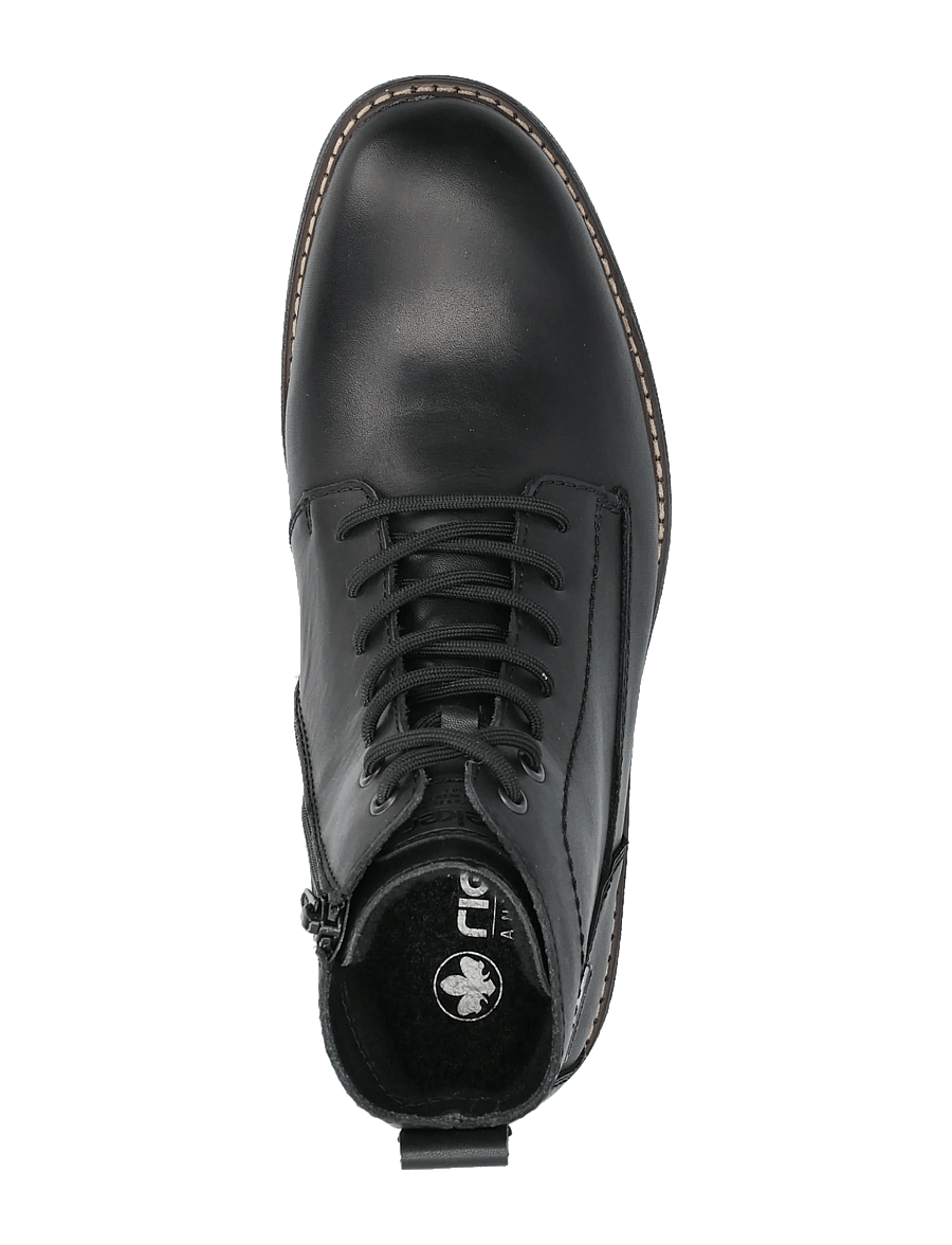 Rieker - Rieker Men's boots 33143-25 Brown - støvler med snøre - black - 3