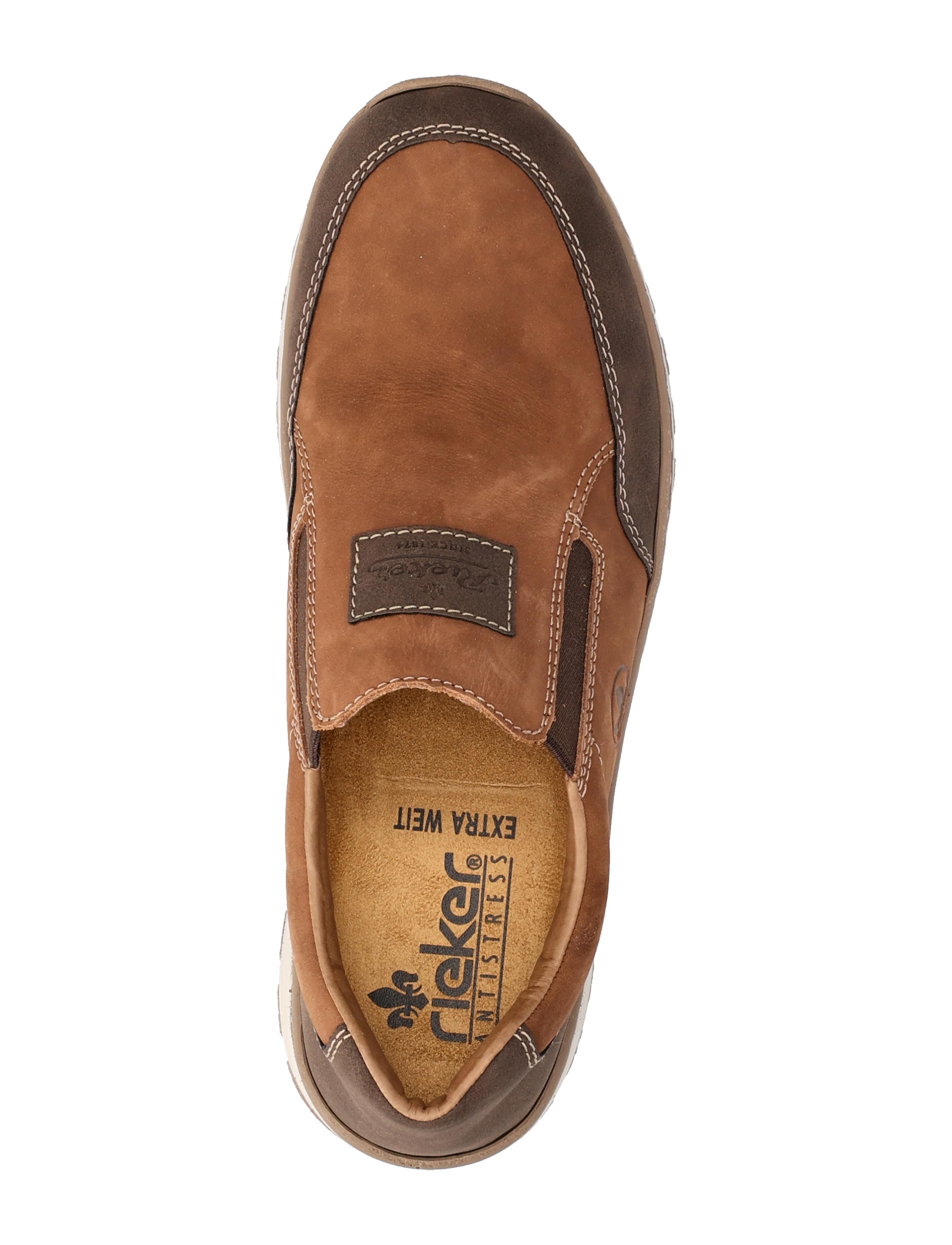 Rieker - 03354-24 - slip-on tossud - brown - 3