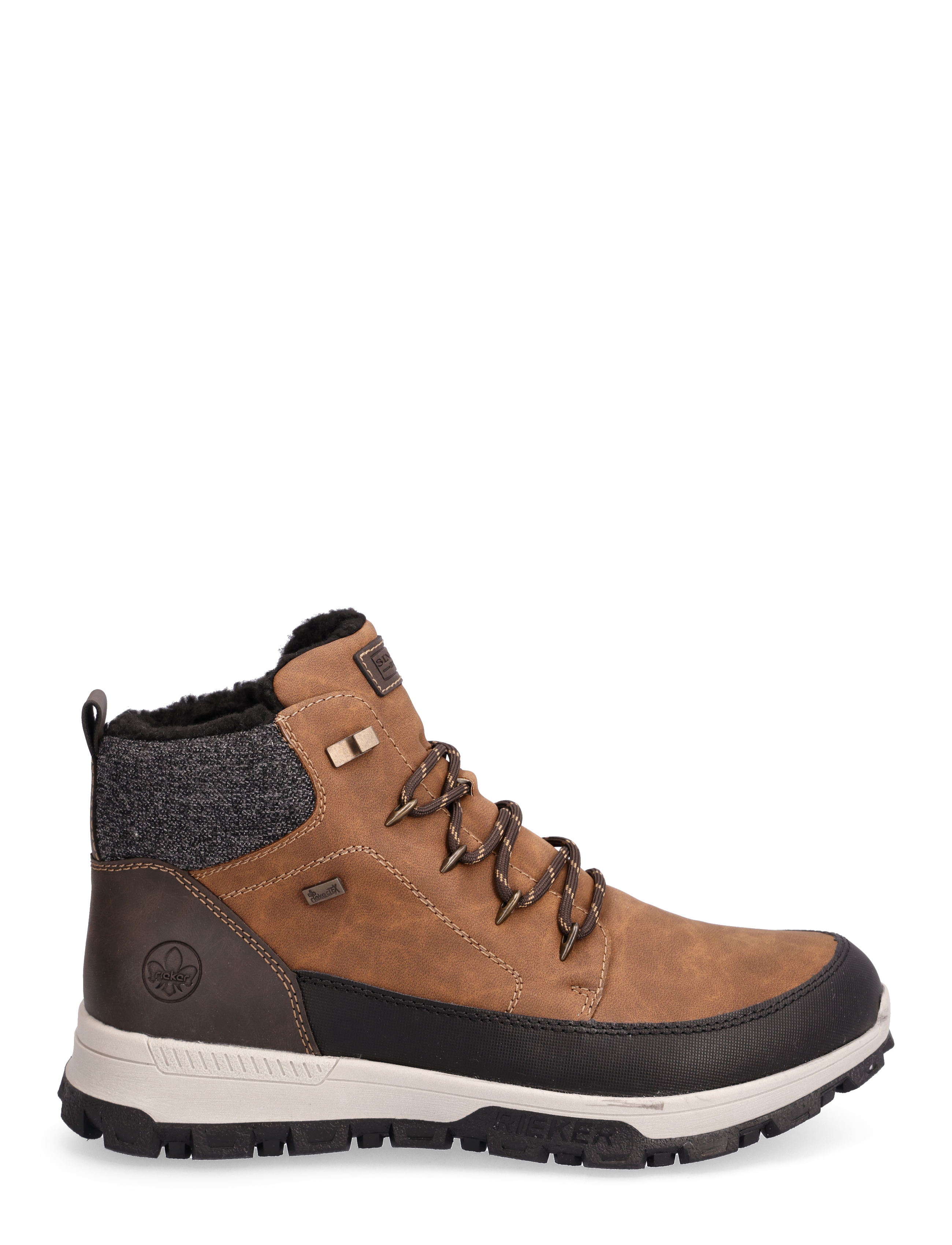 Rieker - 35540 - schnürschuhe - brown combination - 1