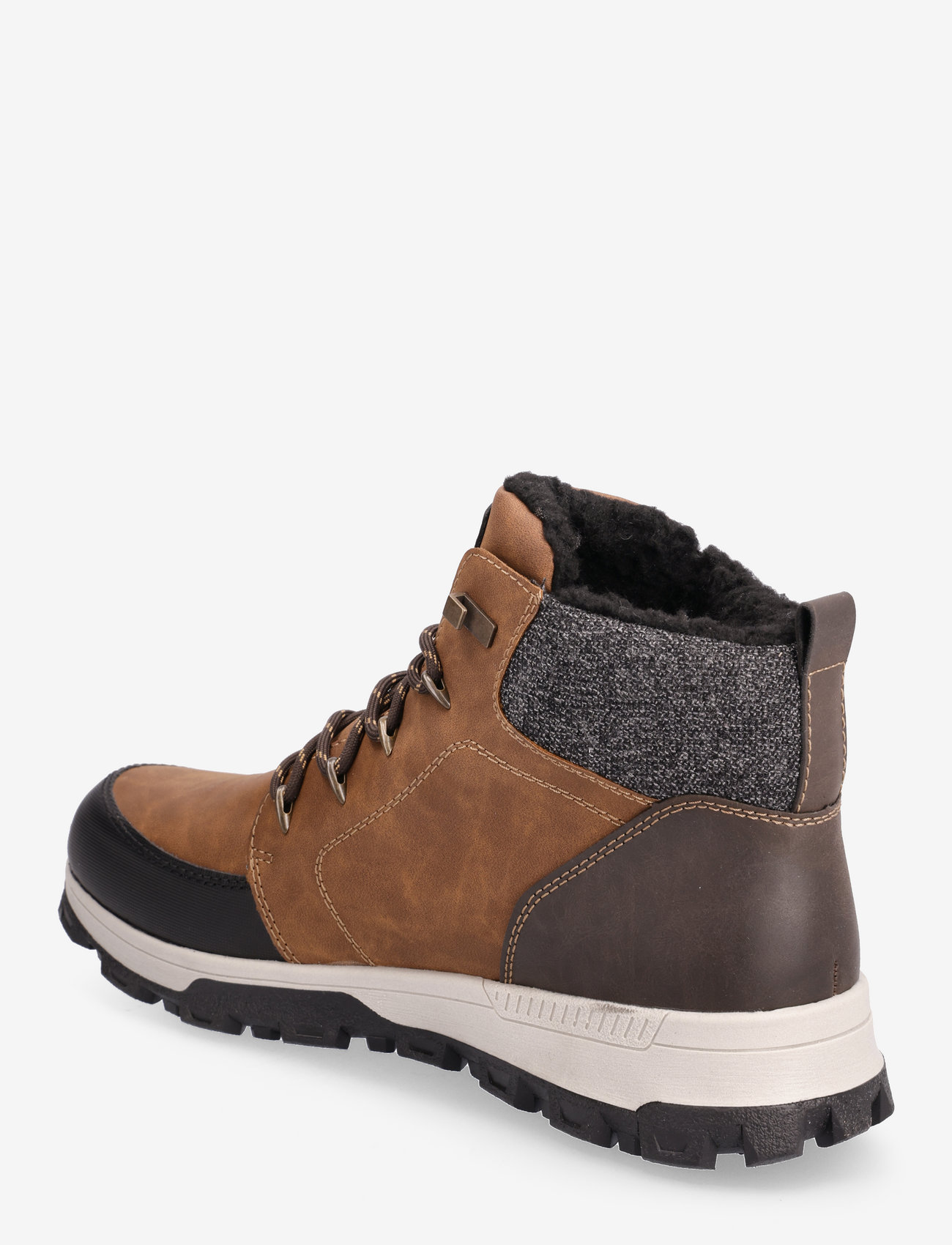 Rieker - 35540 - kängor med snörning - brown combination - 2