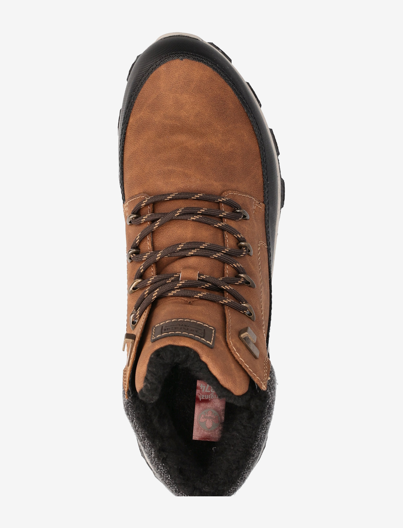 Rieker - 35540 - kängor med snörning - brown combination - 3