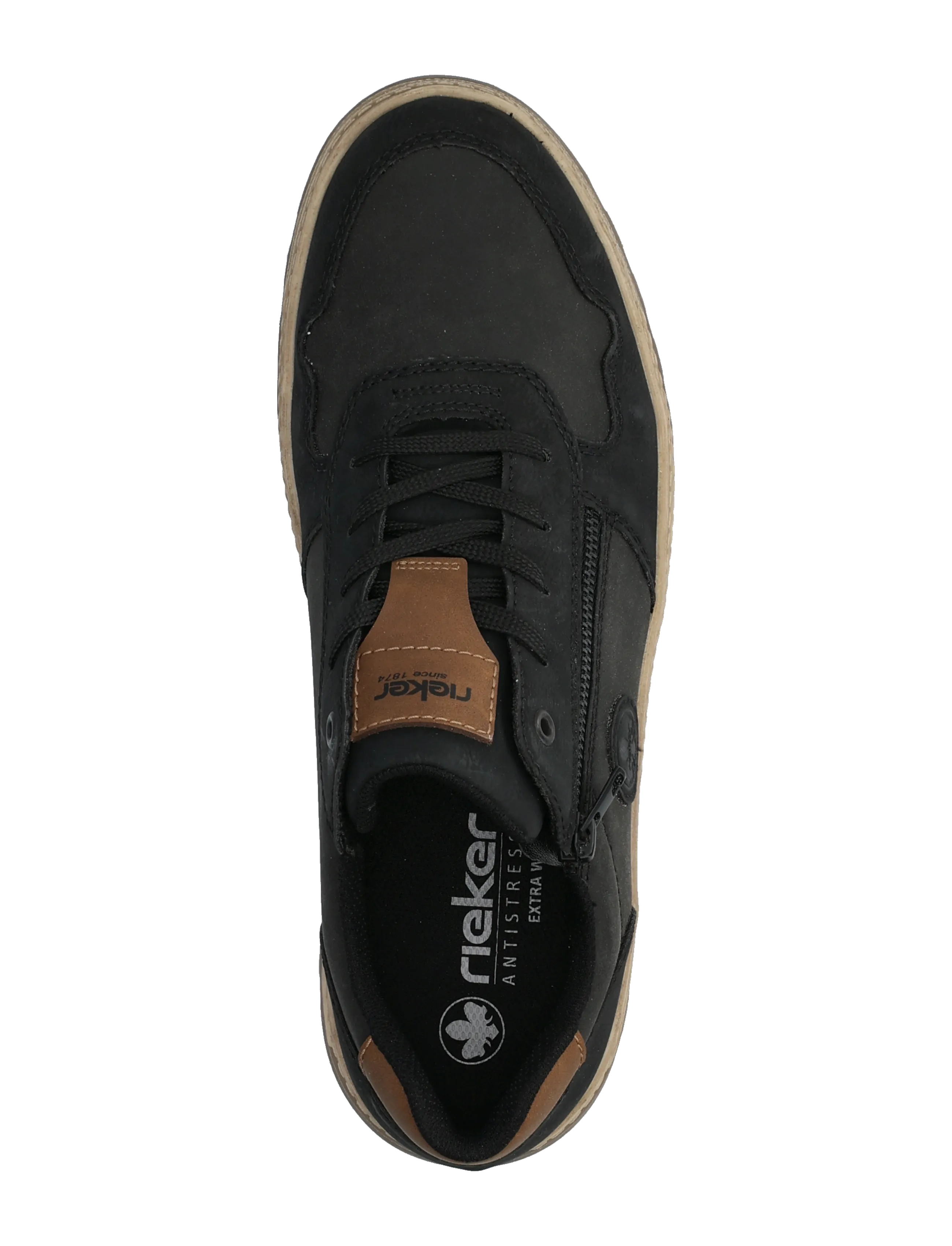 Rieker - 37029-01 - sneakers - black - 3