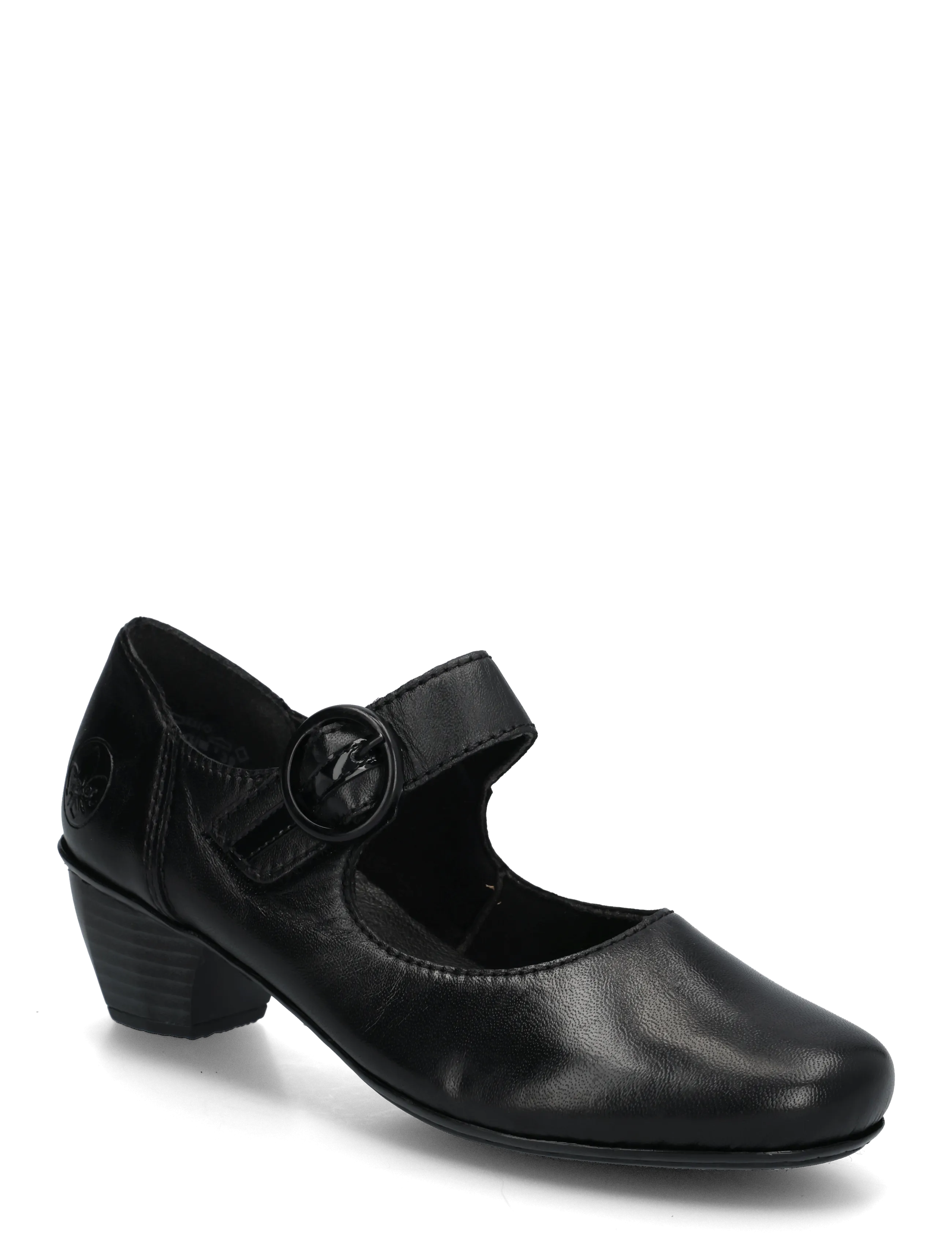 Rieker Ladies Shoes 41756-22 Braun, Damen, Mary Jane Pumps, Schwarz, Gr.37
