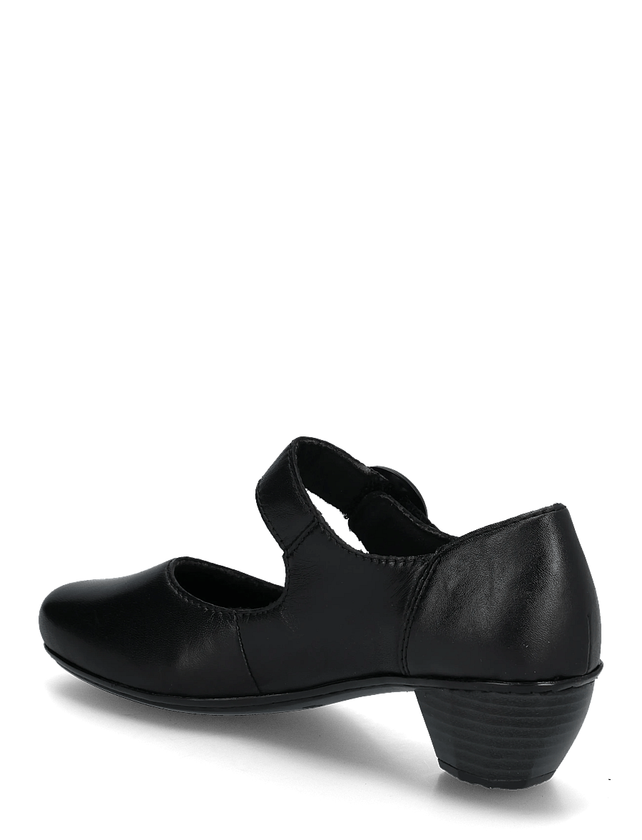 Rieker - 41756-00 - augstpapēžu kurpes - black - 1