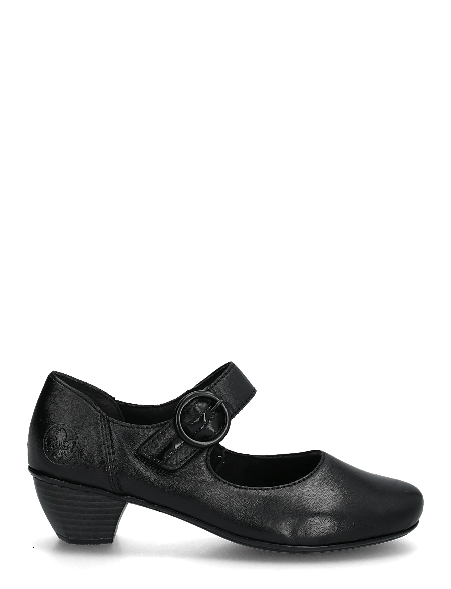 Rieker - 41756-00 - augstpapēžu kurpes - black - 2