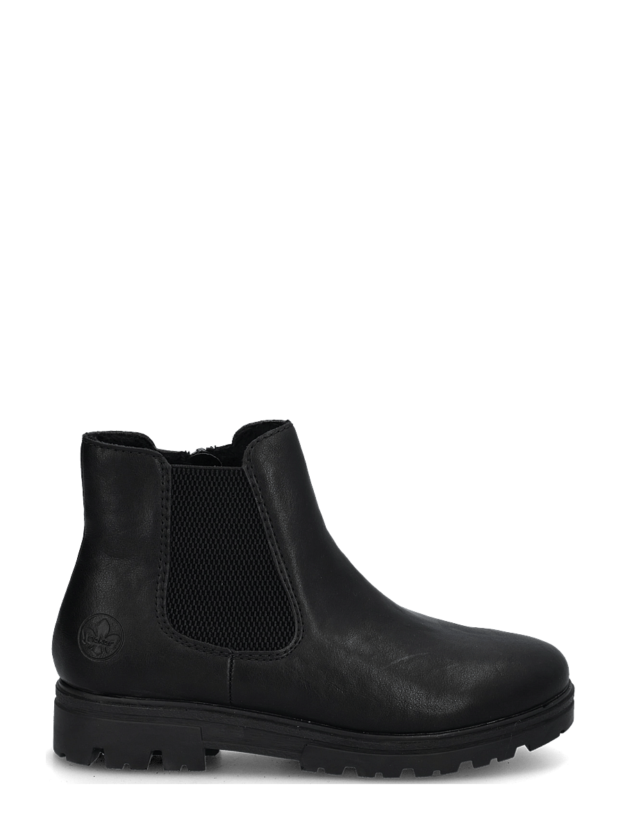 Rieker - 43072-00 - madalad poolsaapad - black - 2