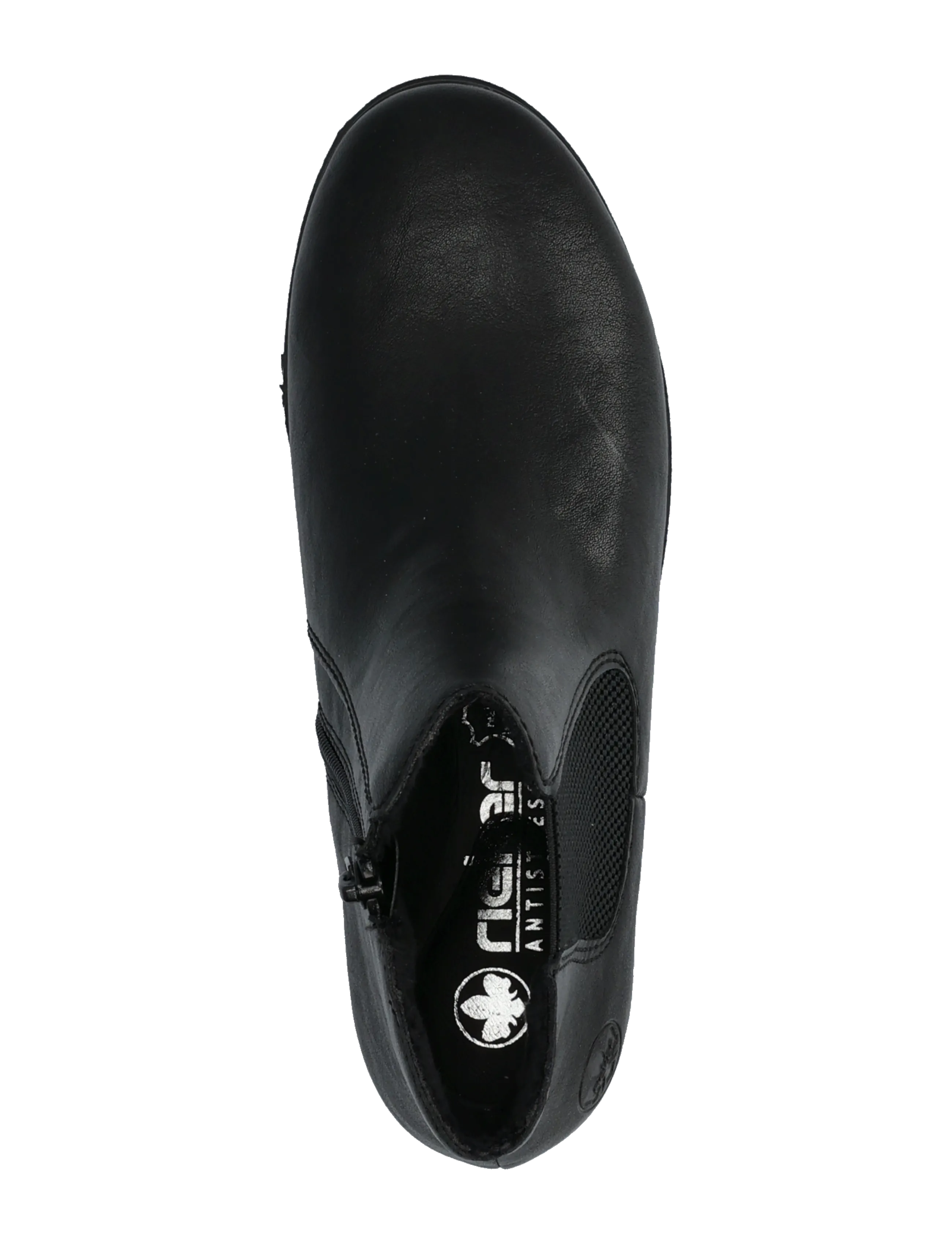 Rieker - 43072-22 - flade ankelstøvler - black - 3