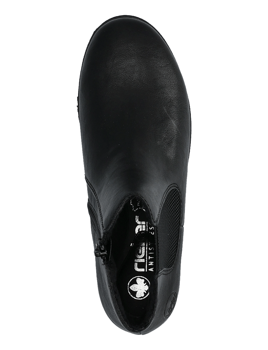 Rieker - 43072-00 - madalad poolsaapad - black - 3