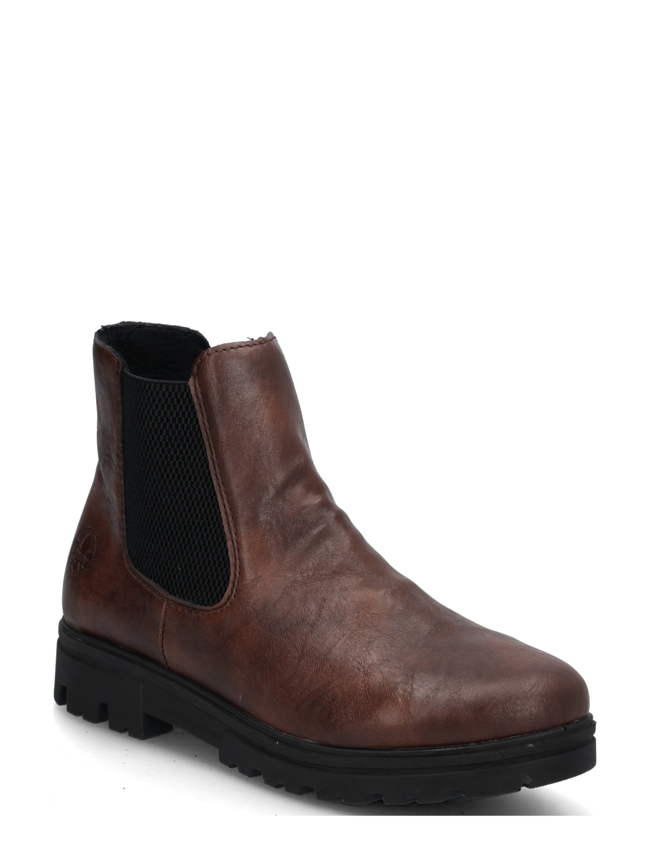 Rieker Rieker Ladies mid height boots 43072-00 Black - Büromode - BROWN / brown