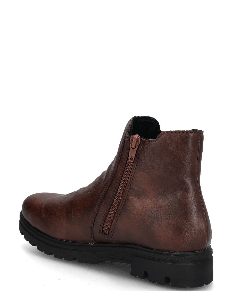 Rieker - 43072-22 - flade ankelstøvler - brown - 1