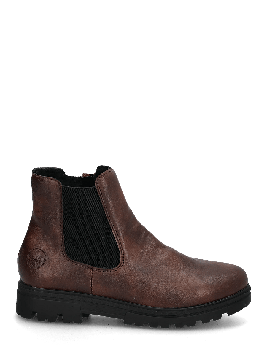 Rieker - 43072-22 - flache stiefeletten - brown - 2