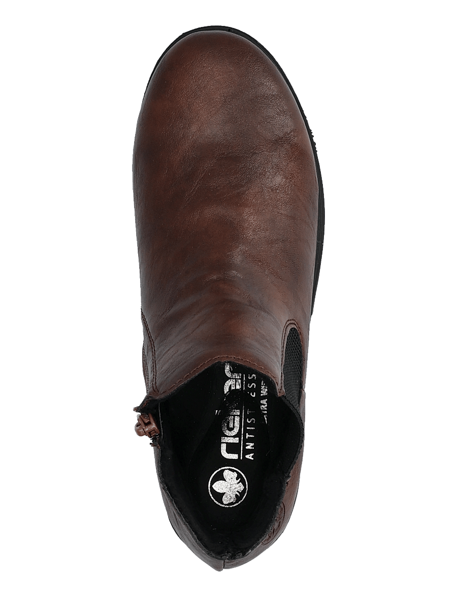 Rieker - 43072-22 - flache stiefeletten - brown - 3