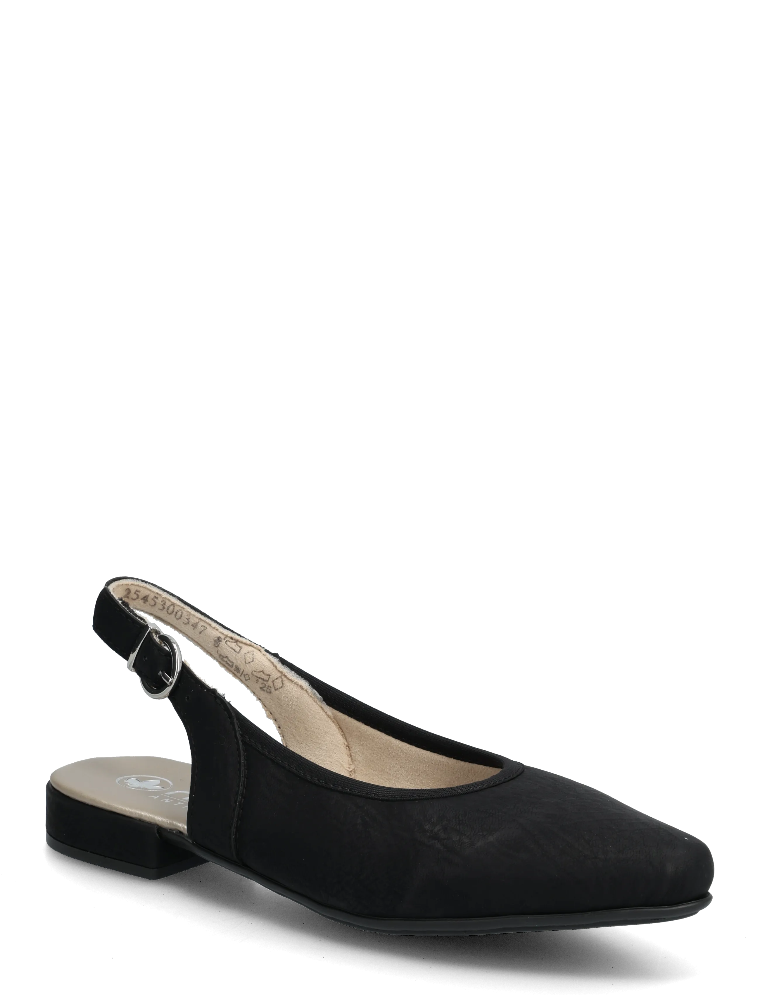 Rieker Rieker Ladies shoes 43161-00 Black - Flache Slingbacks - BLACK / black