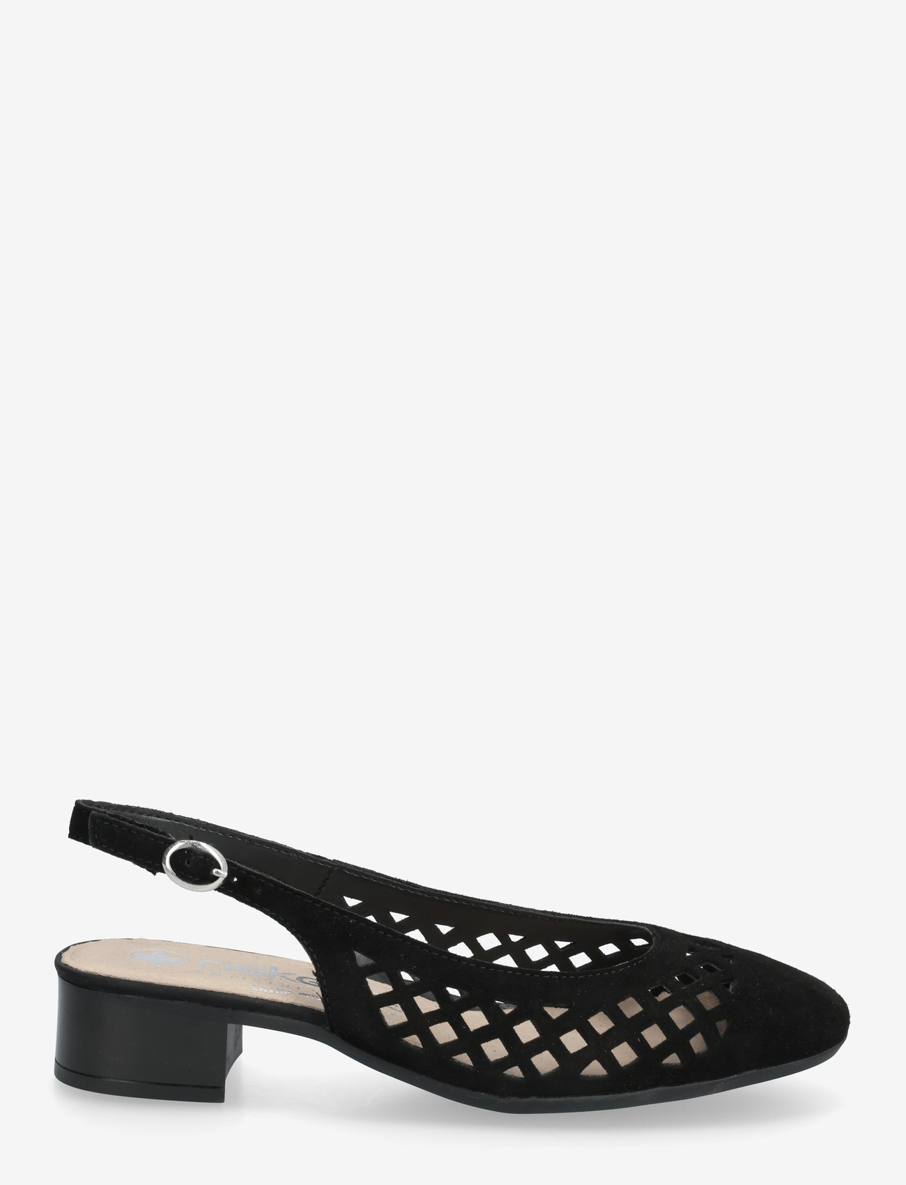 Rieker - 43457-00 - slingbacks med hæle - black - 1