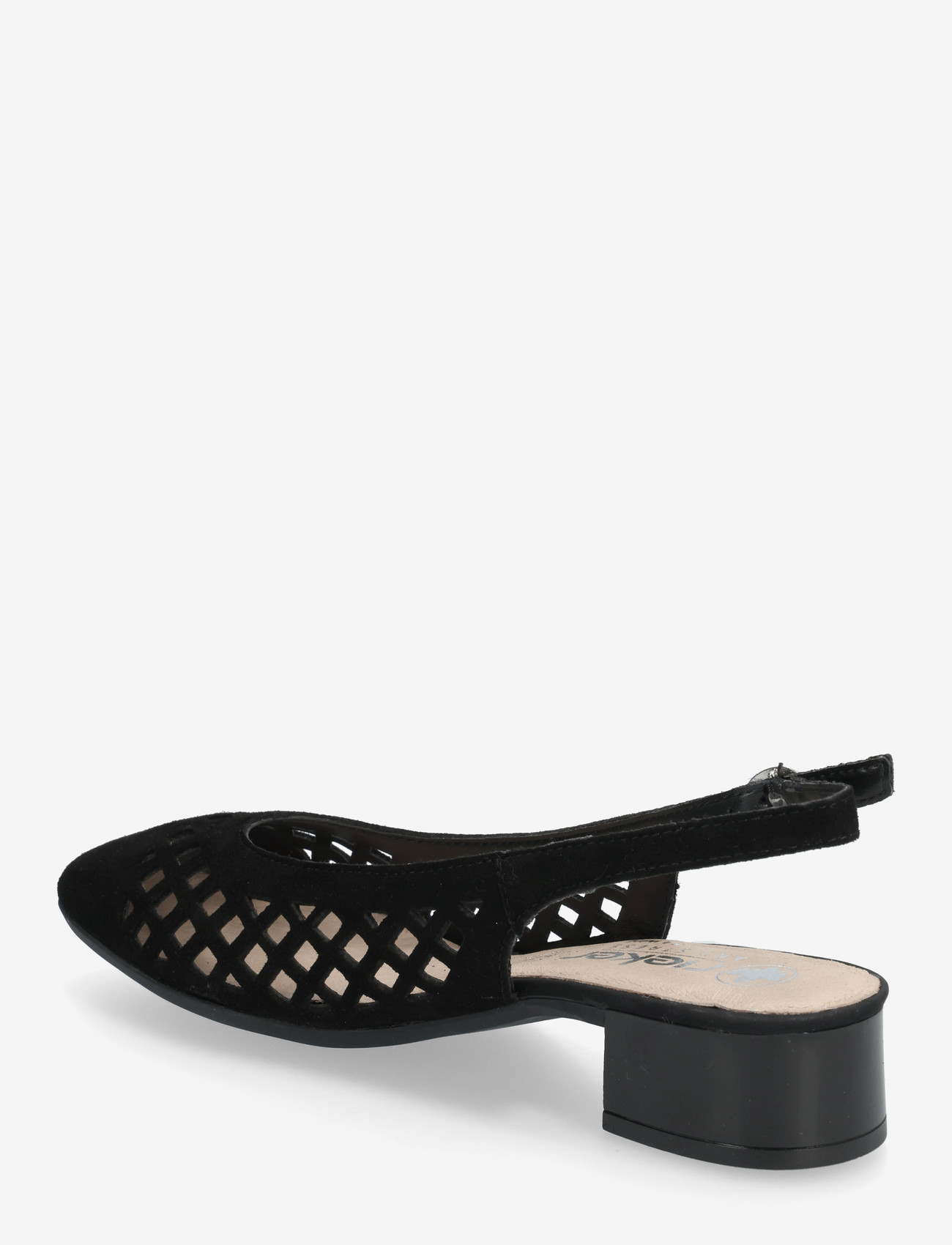 Rieker - 43457-00 - slingbacks med hæle - black - 2